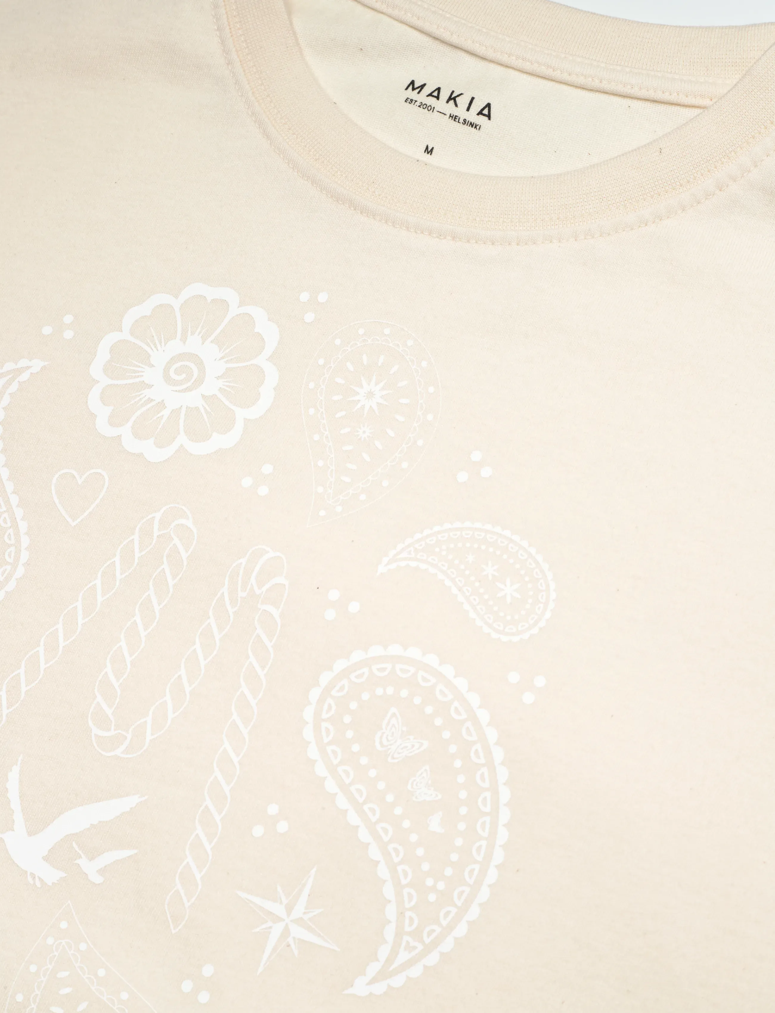 Makia - Beam T-shirt - t-skjorter - off white - 3