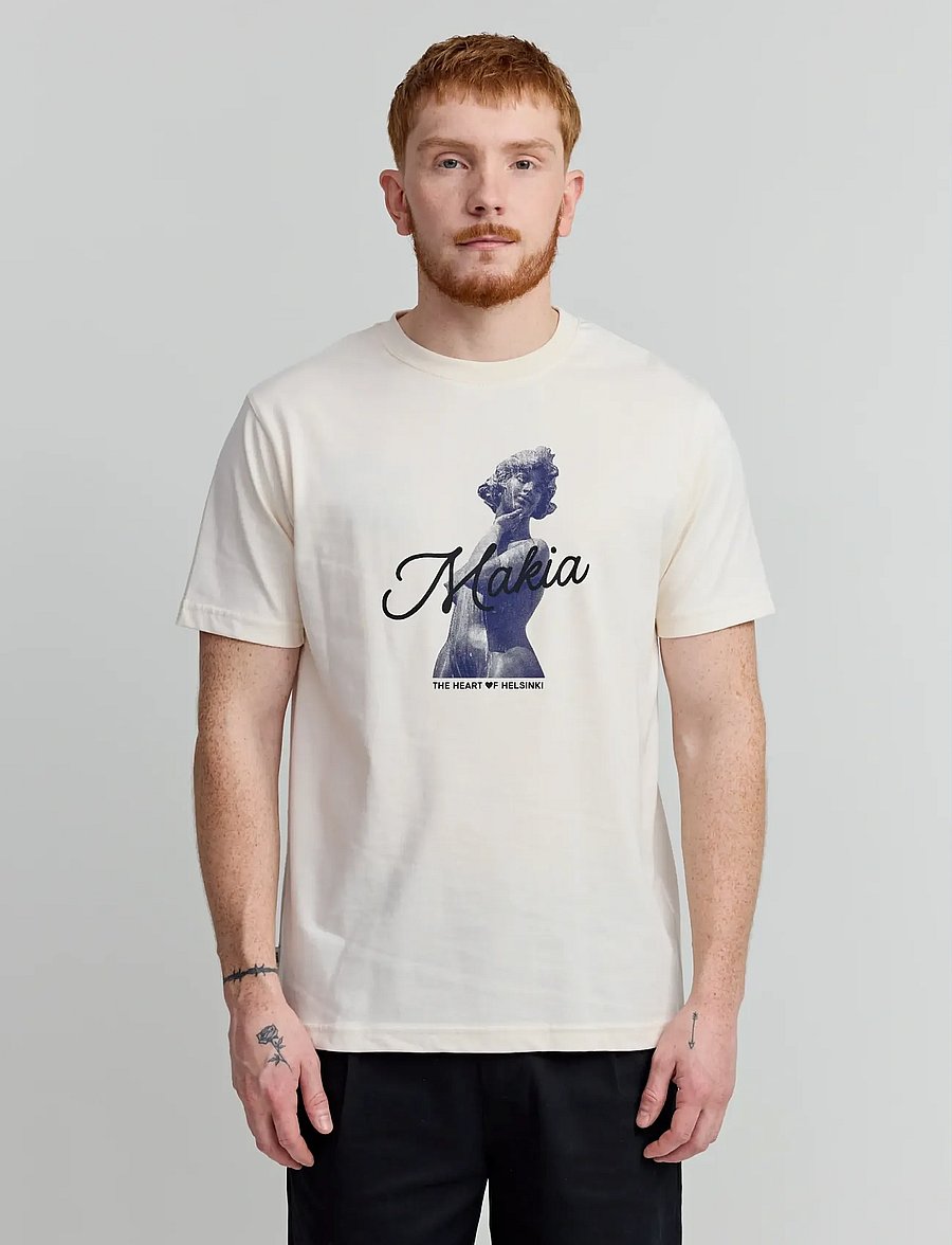 Makia - Havis T-shirt - lühikeste varrukatega t-särgid - natural white - 0