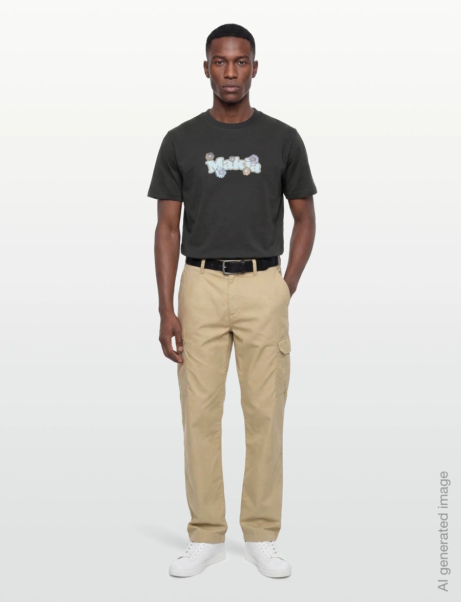 Makia - Fleurine T-shirt - kortærmede t-shirts - carbon black - 0