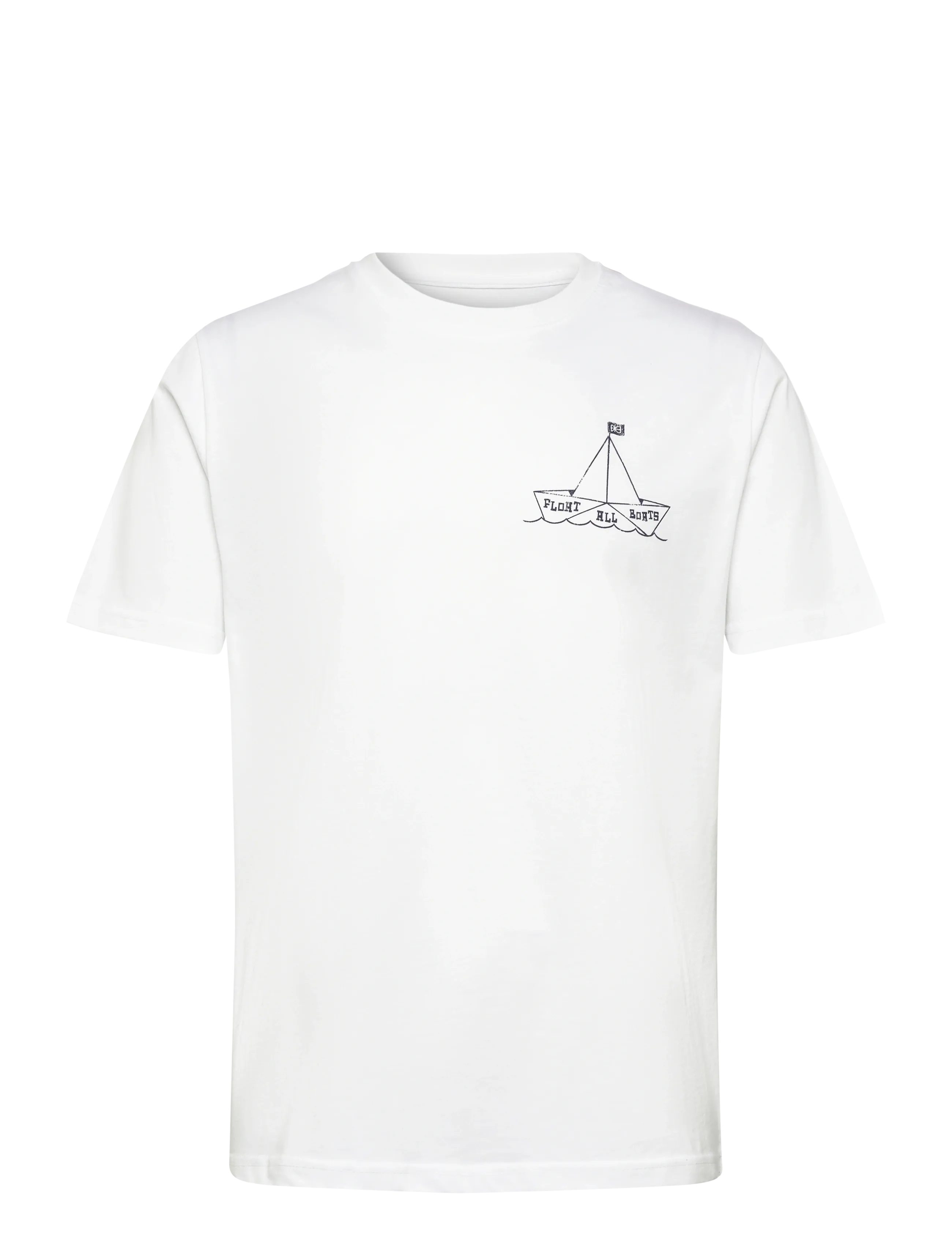 Makia Float T-shirt - Makia - WHITE / white