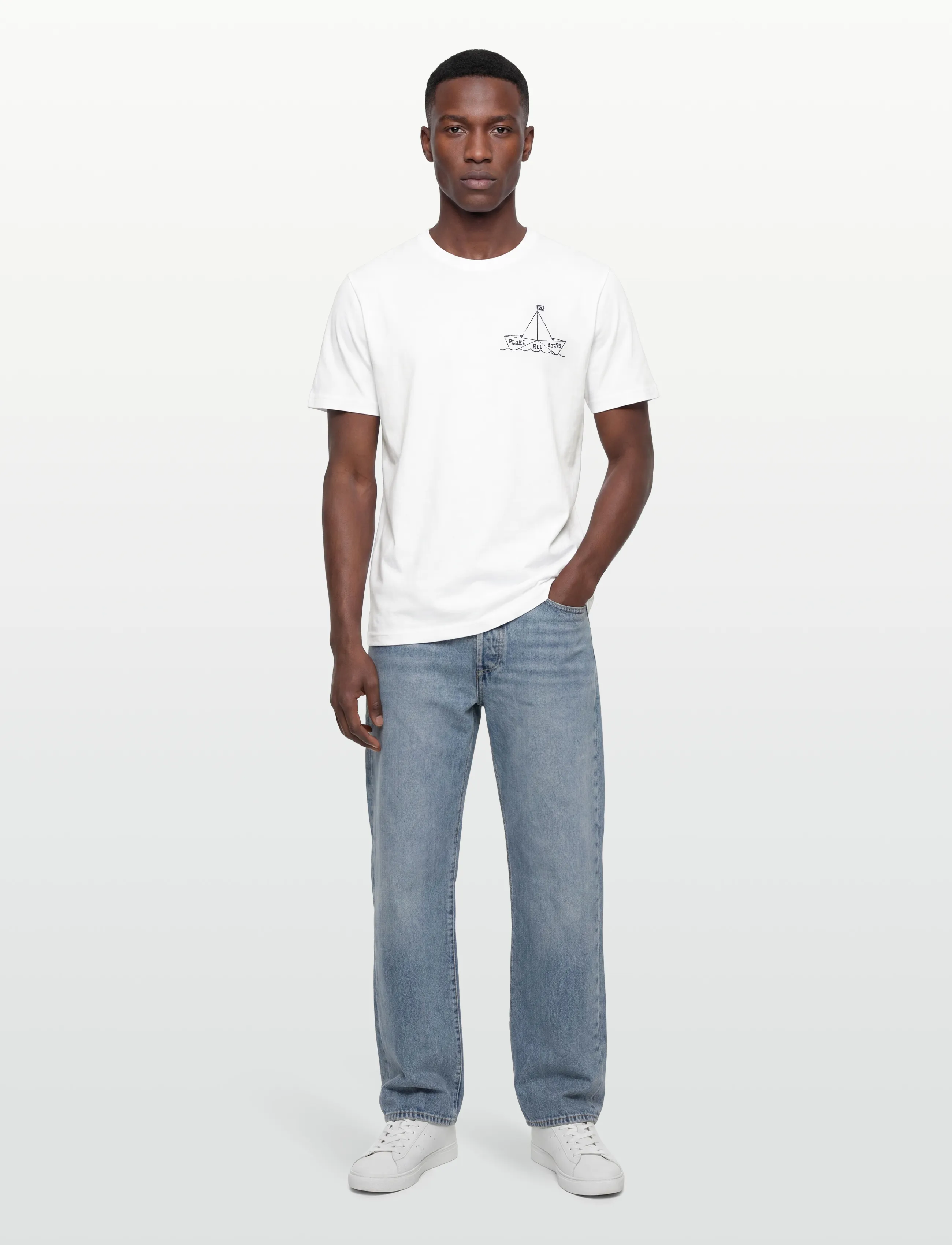 Makia Float T-shirt - Clothing - WHITE / white