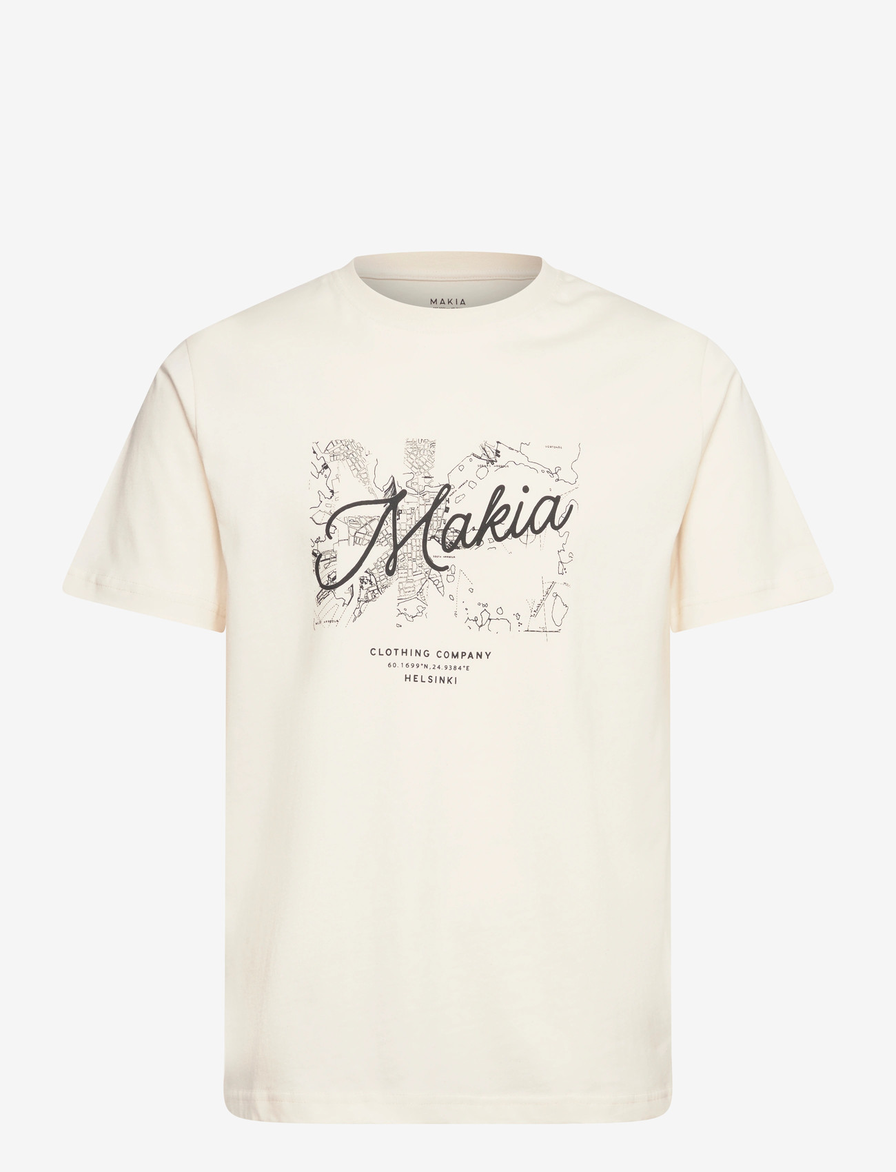 Makia - Past t-shirt - laveste priser - off white - 1