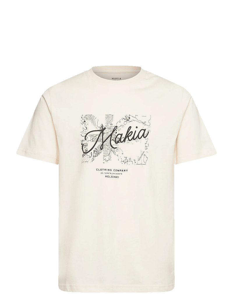 Makia - Past t-shirt - kurzärmelig - off white - 1