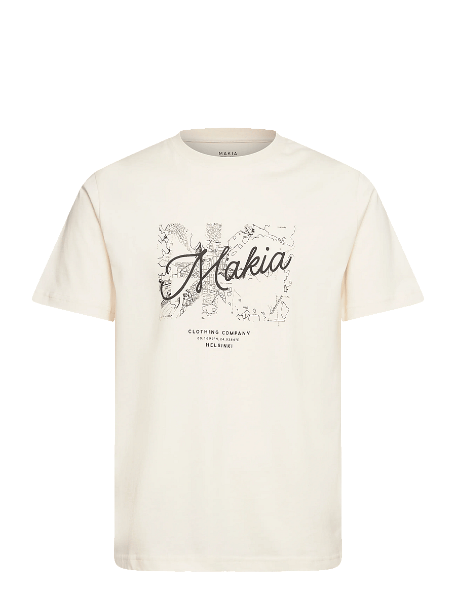 Makia - Past t-shirt - kurzärmelig - off white - 1