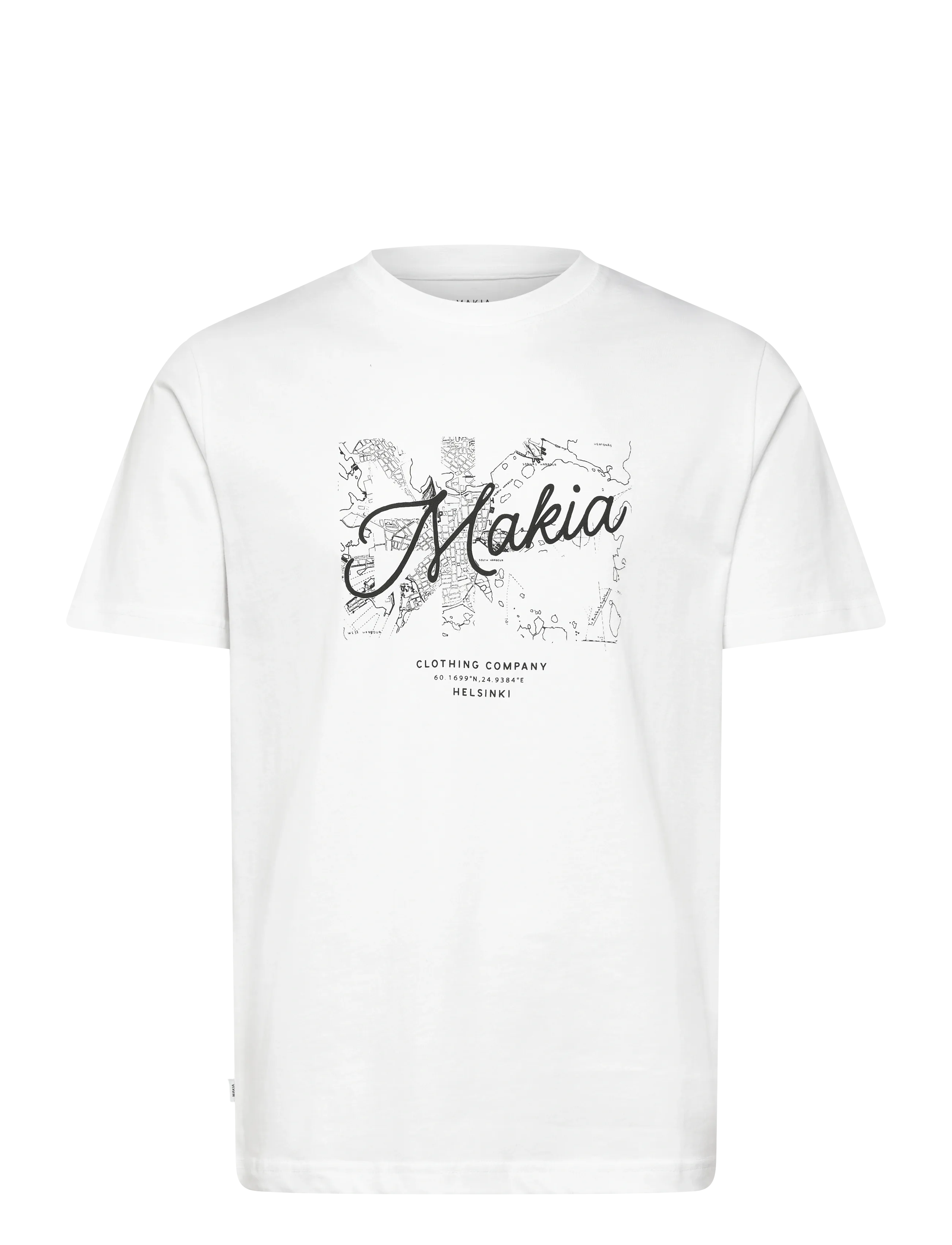 Makia Past T-shirt - Makia - WHITE / white