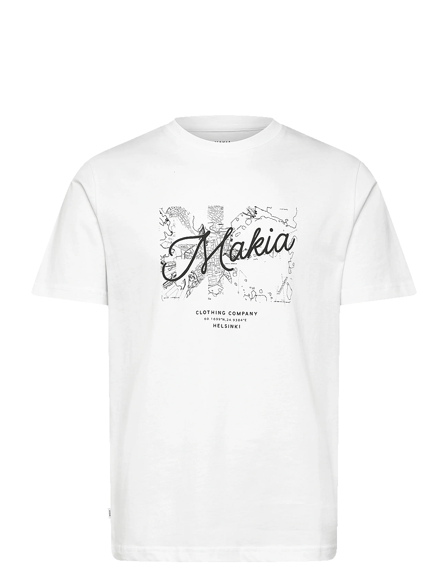 Makia - Past t-shirt - kurzärmelig - white - 1