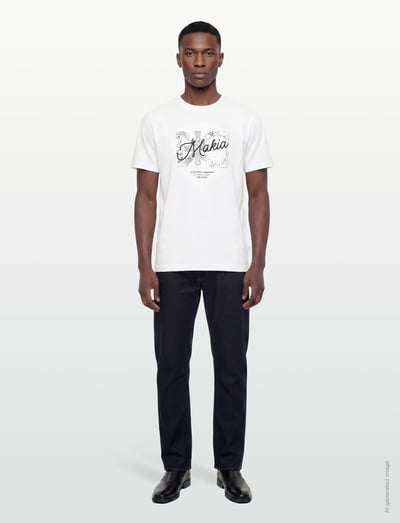 Makia Past t-shirt - Short-sleeved t-shirts - WHITE / white