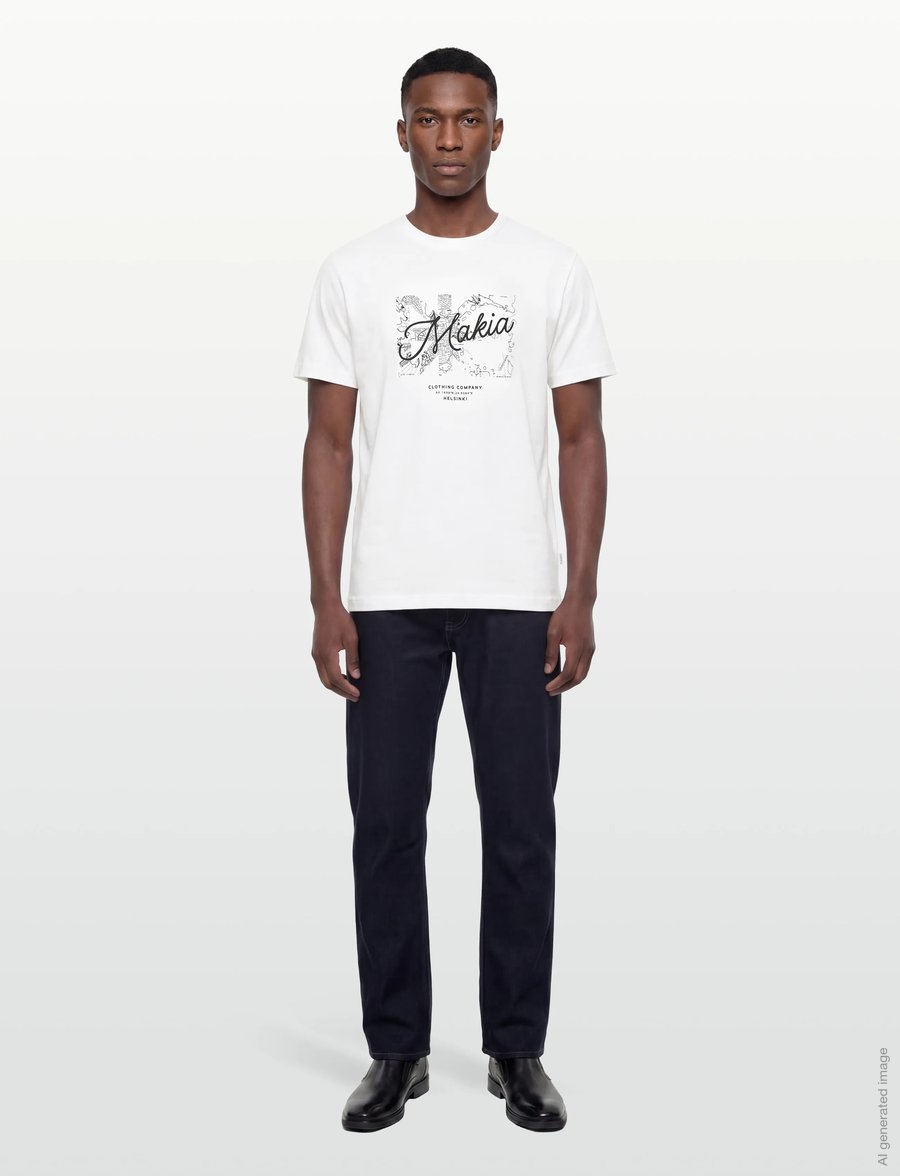 Makia - Past t-shirt - kurzärmelig - white - 0