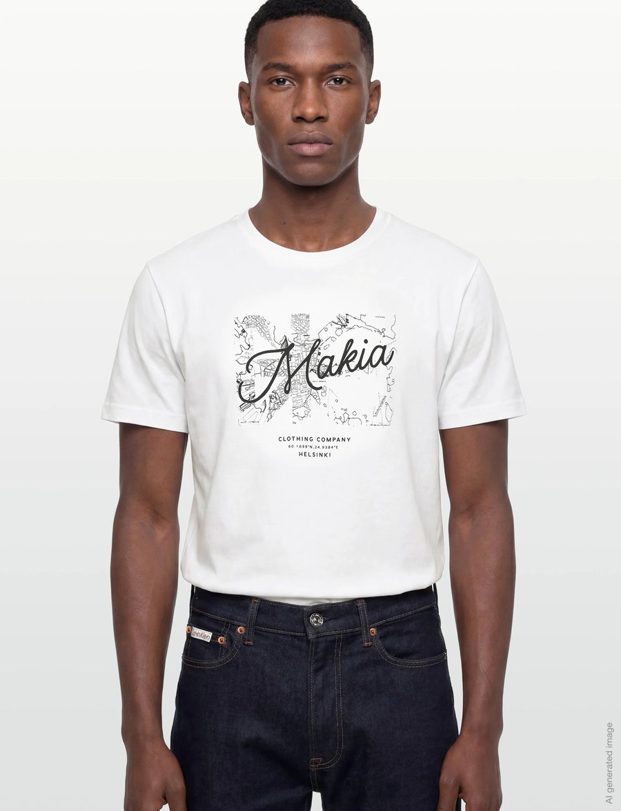 Makia - Past t-shirt - kurzärmelig - white - 3