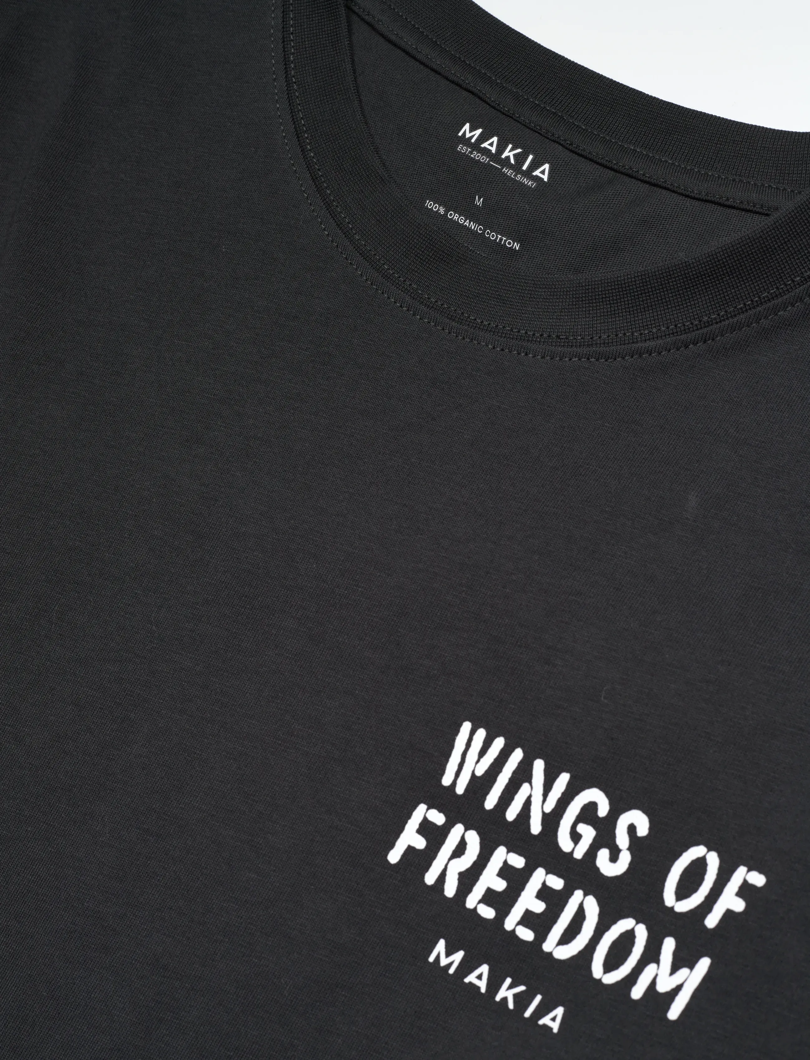 Makia - Wings t-shirt - t-särgid - carbon black - 5