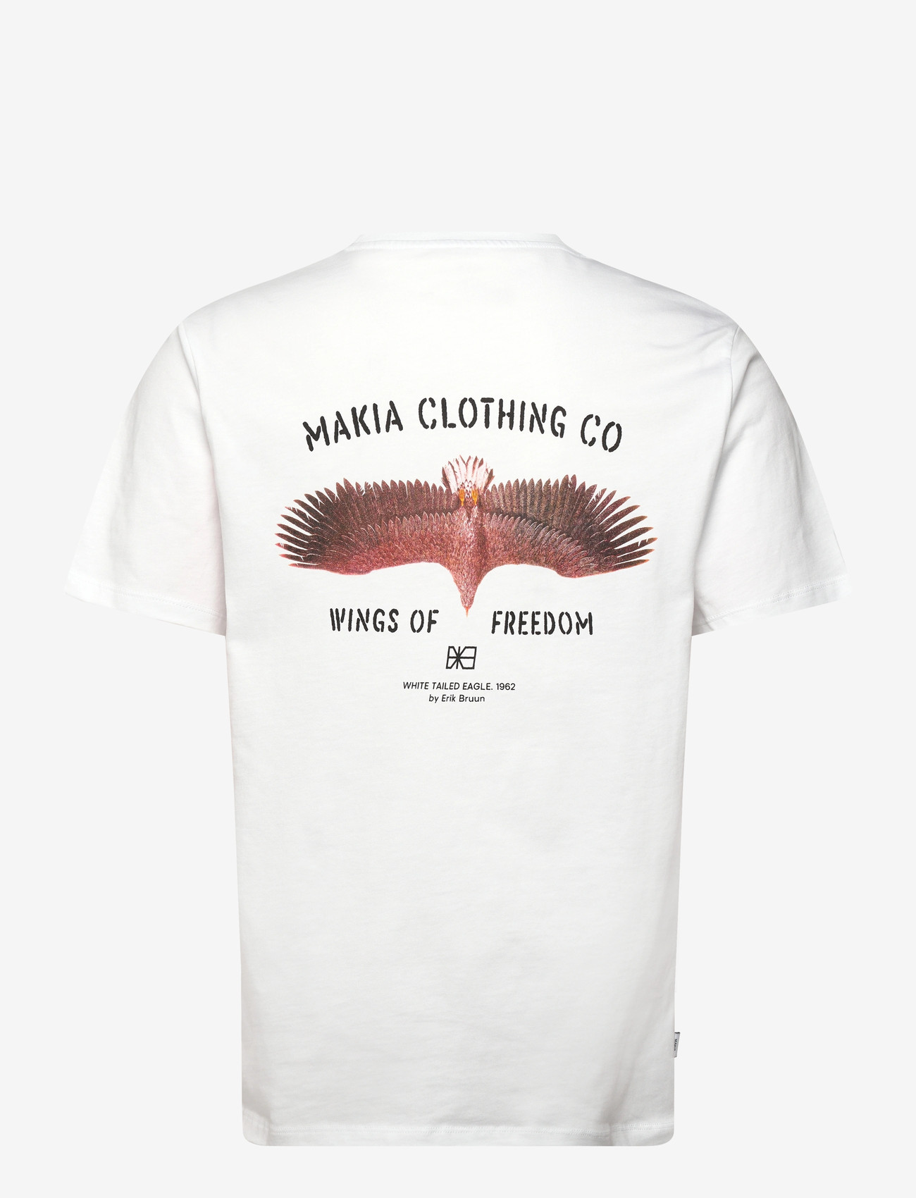 Makia - Wings t-shirt - kurzärmelig - white - 1