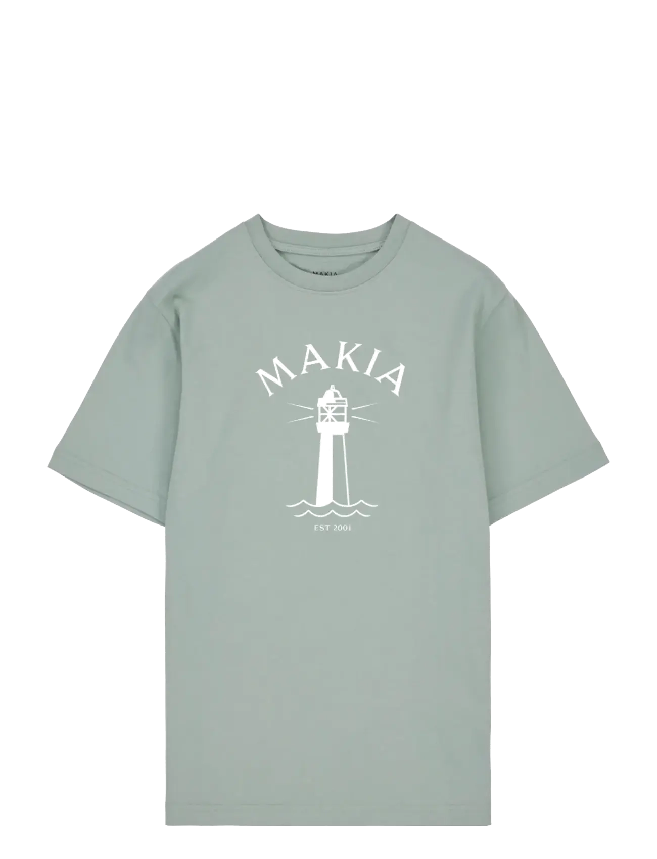 Makia Blinker T-Shirt, S, Green, T-Shirts > Kortærmede, Herre
