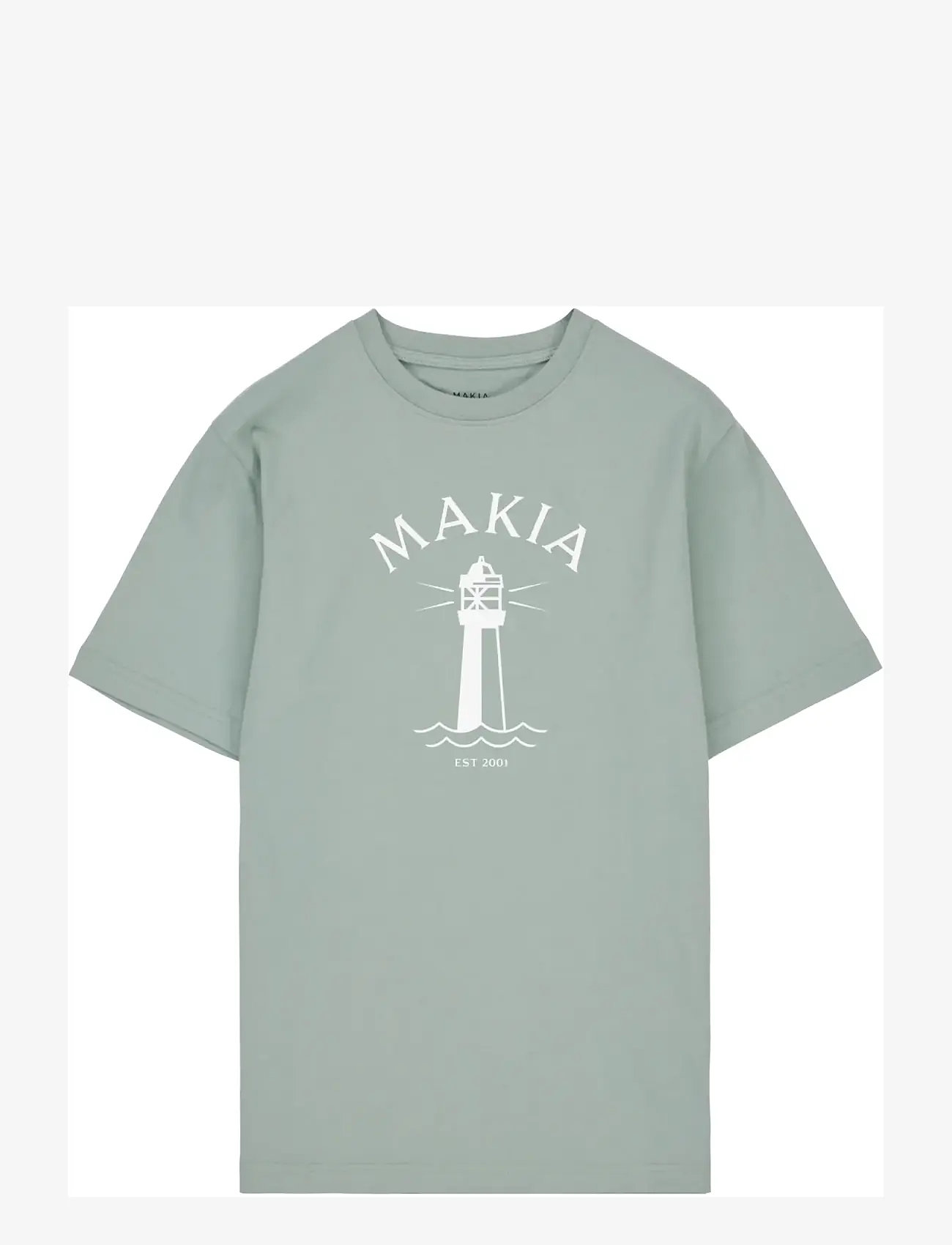 Makia - Blinker T-shirt - laveste priser - mineral green - 0