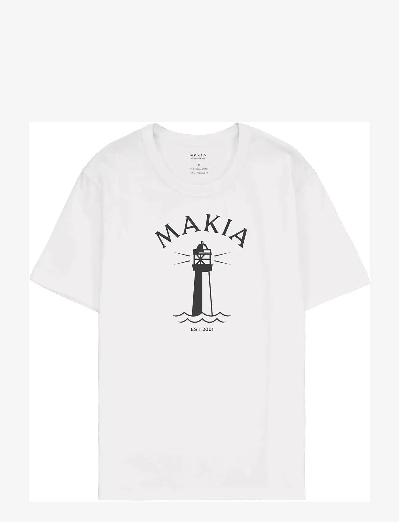 Makia - Blinker T-shirt - kurzärmelig - white - 1
