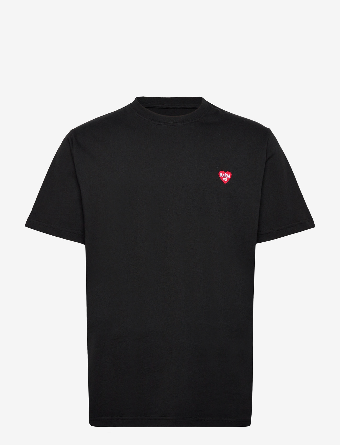 Makia - Heart T-shirt - marškinėliai trumpomis rankovėmis - black - 1