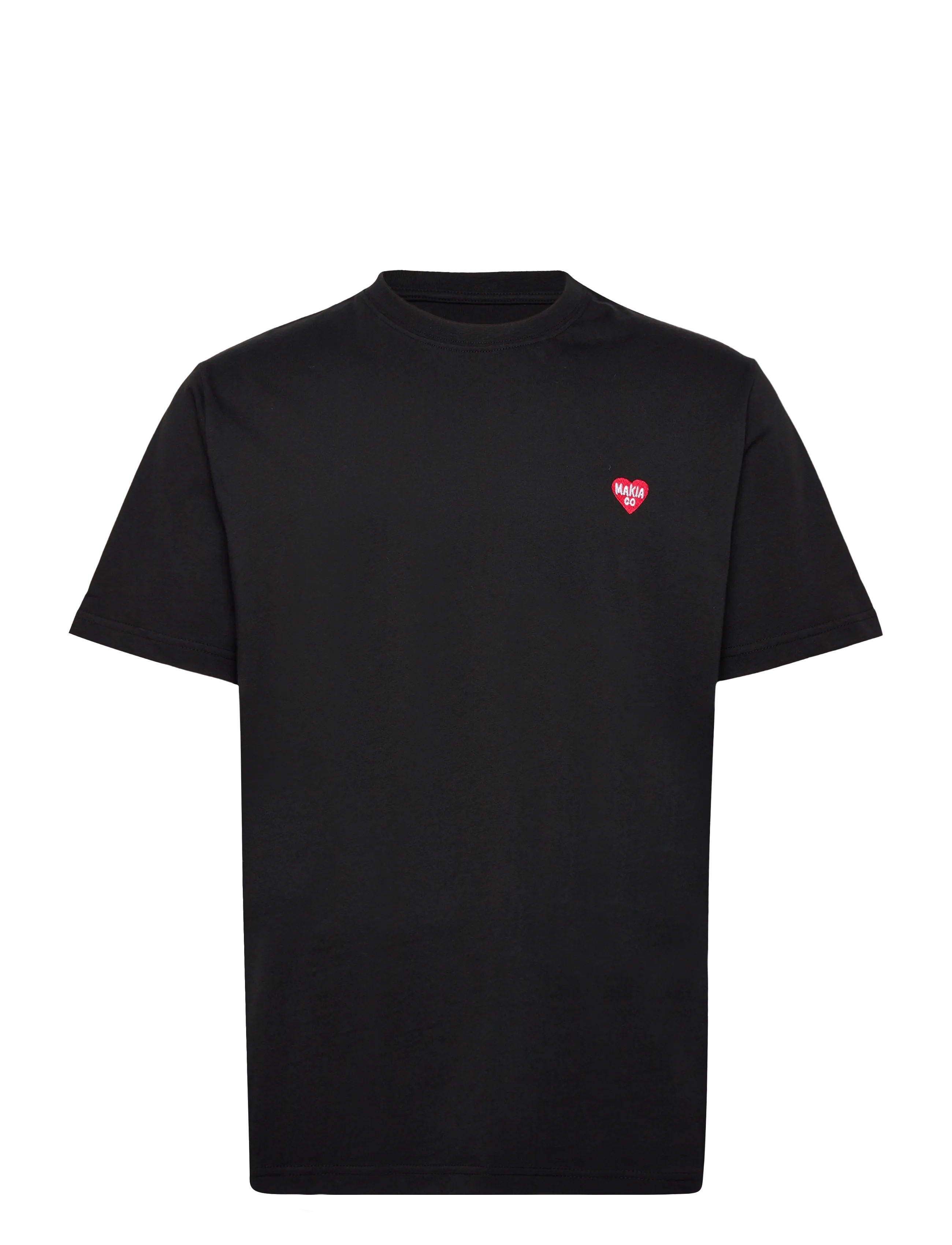 Makia Heart T-shirt - T-shirts - BLACK / black
