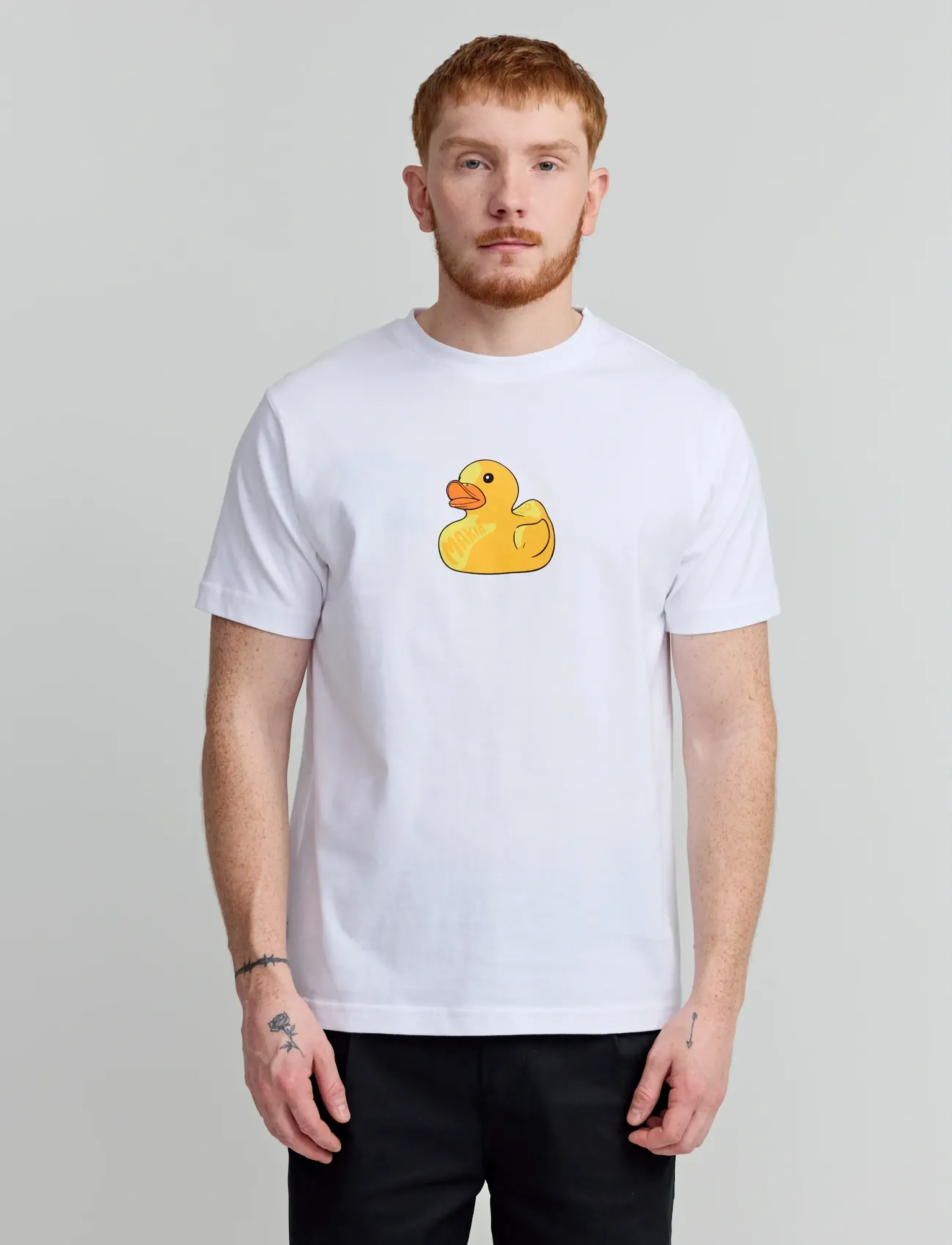 Makia Replica t-shirt - Kollektionen - WHITE / white