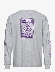 Makia - Vision Long Sleeve - langærmede t-shirts - light grey - 0
