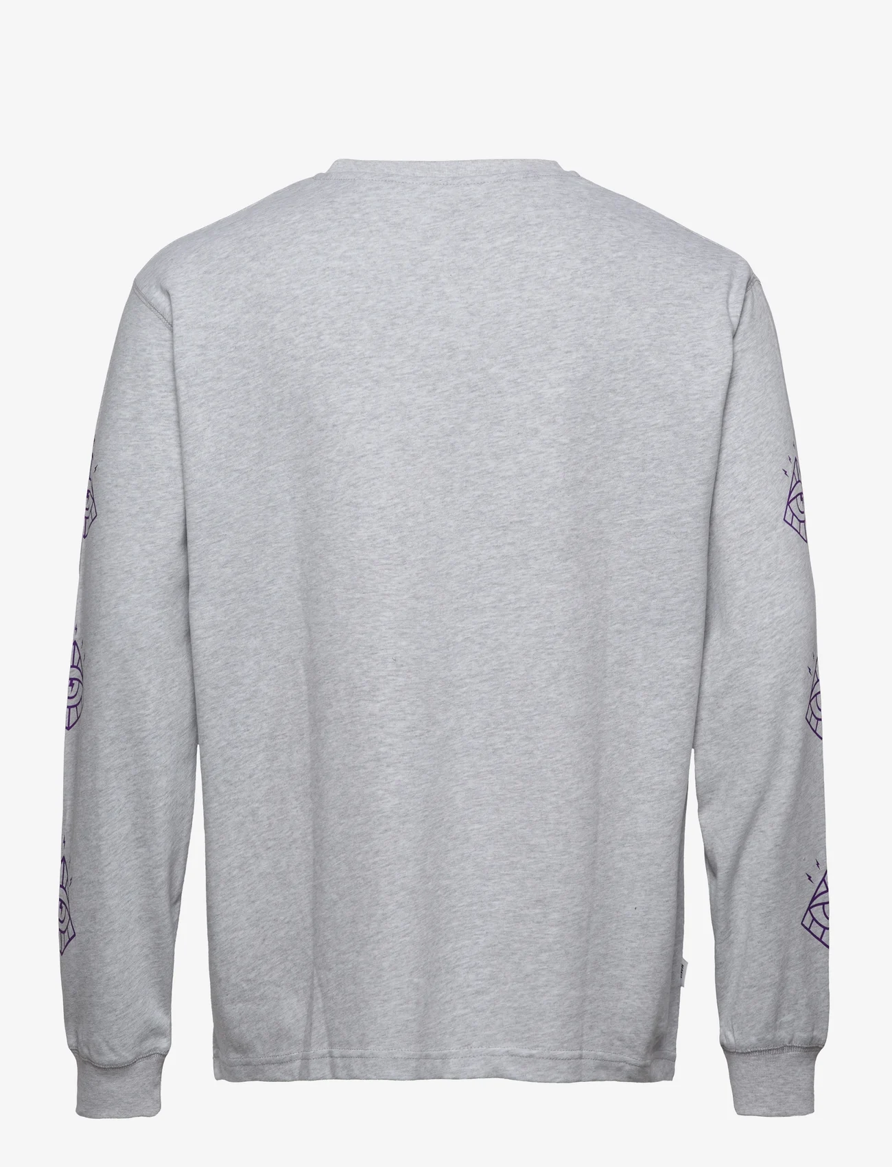 Makia - Vision Long Sleeve - långärmade t-shirts - light grey - 1
