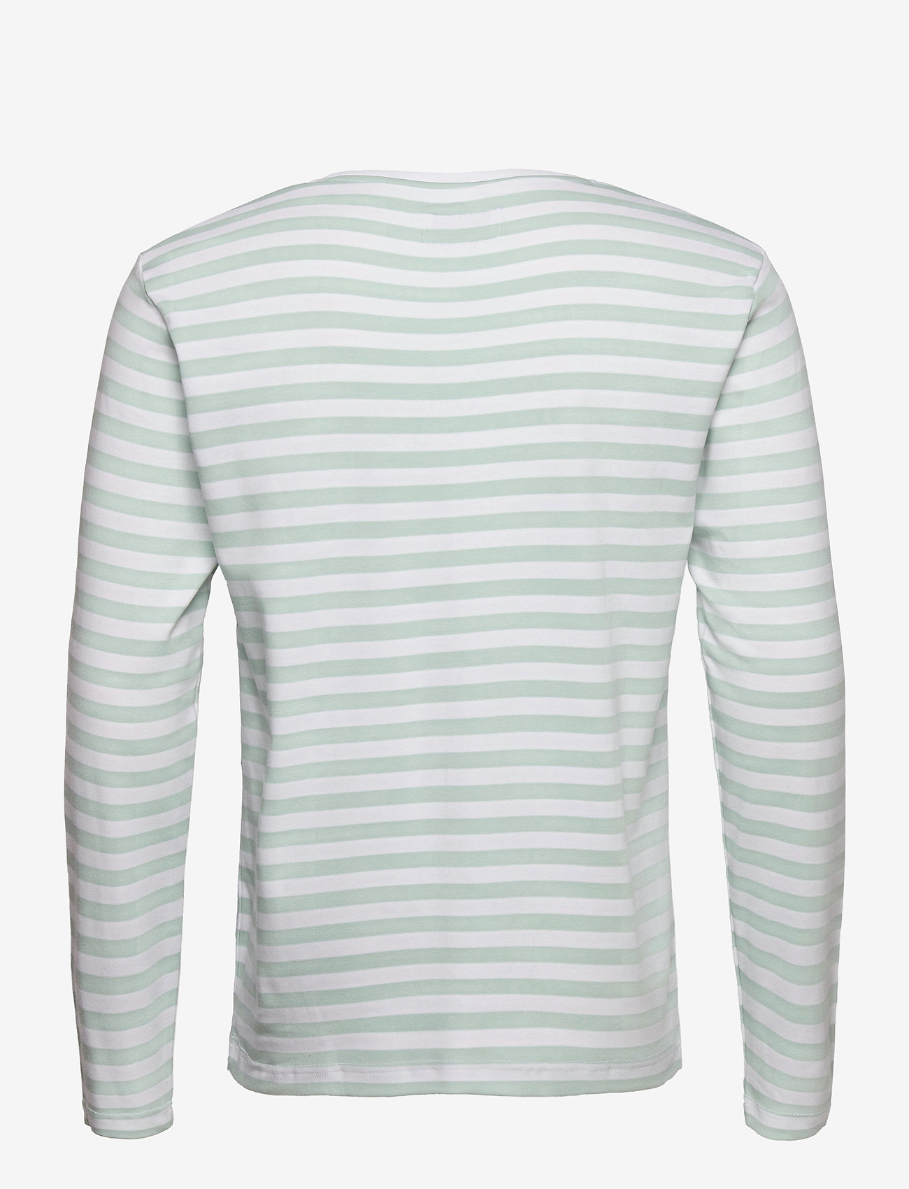 Makia - Verkstad Long Sleeve - langærmede t-shirts - mint-white - 1