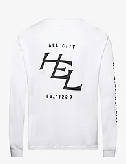 Makia - Hel Long Sleeve - långärmade t-shirts - white - 1