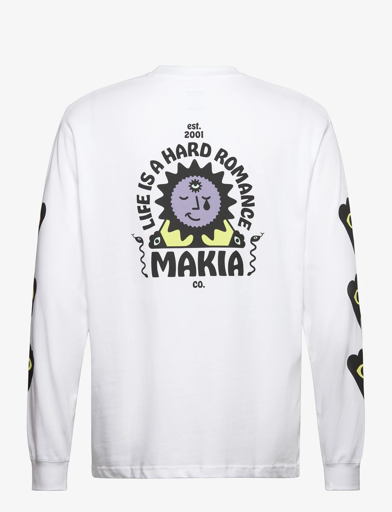 Makia - Shine Long Sleeve - langermede t-skjorter - white - 1