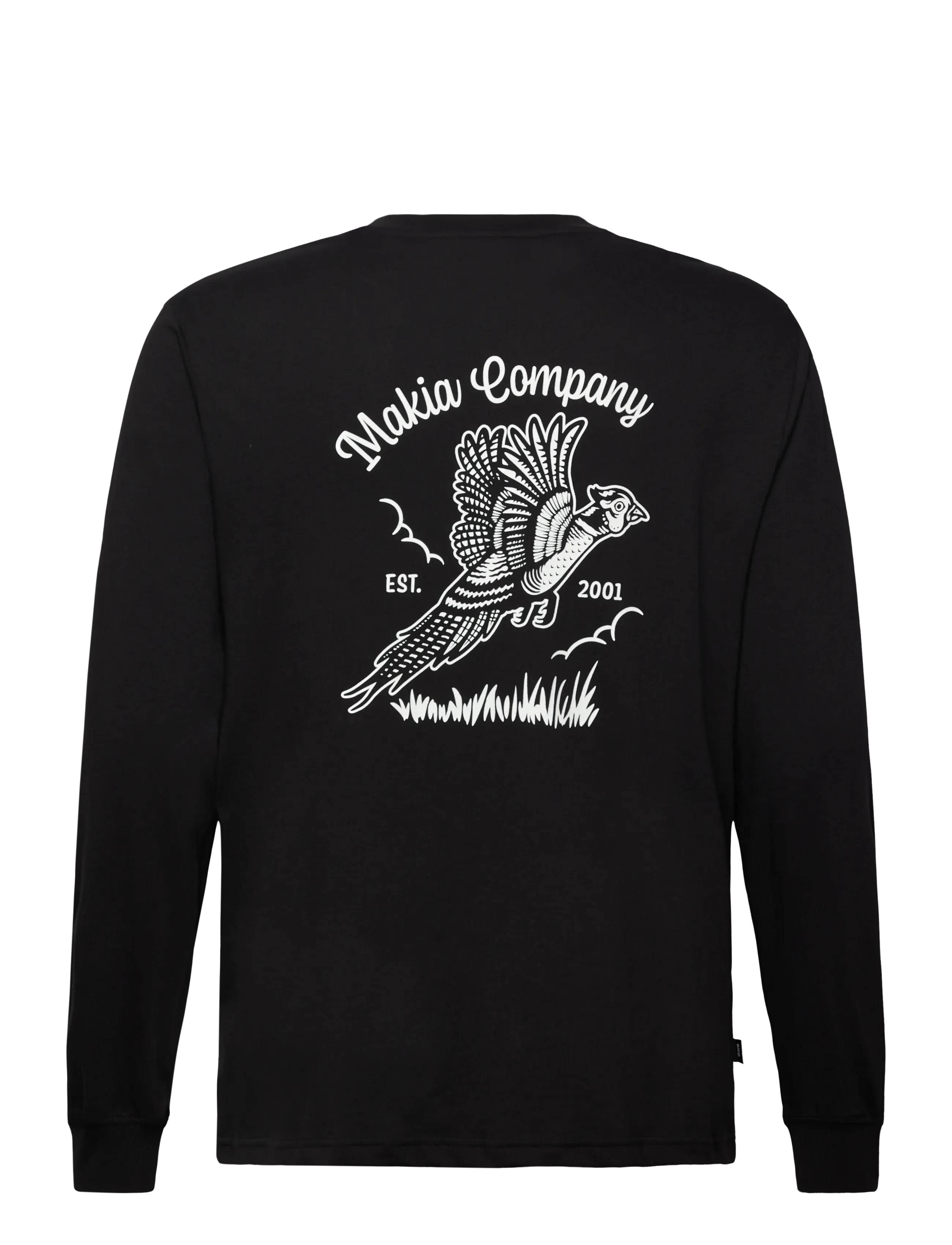 Makia - Hunted Long Sleeve - long-sleeved t-shirts - black - 1