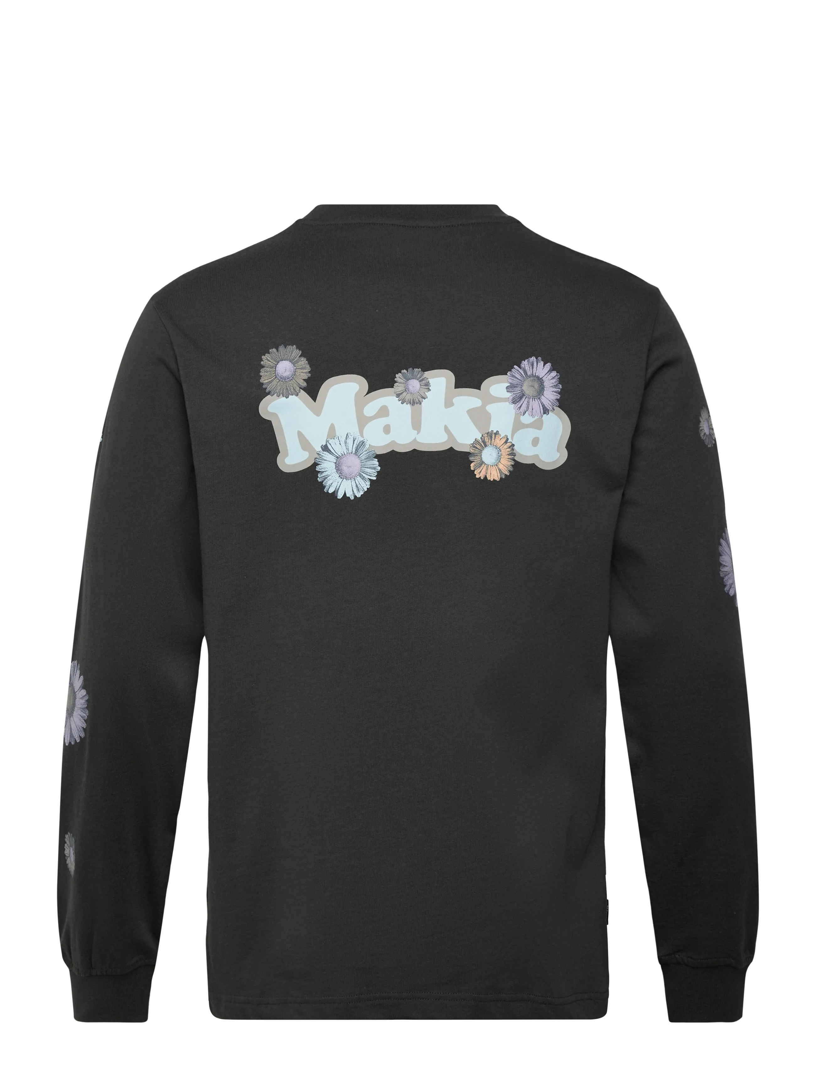 Makia - Fleurine Long Sleeve - t-paidat - carbon black - 2
