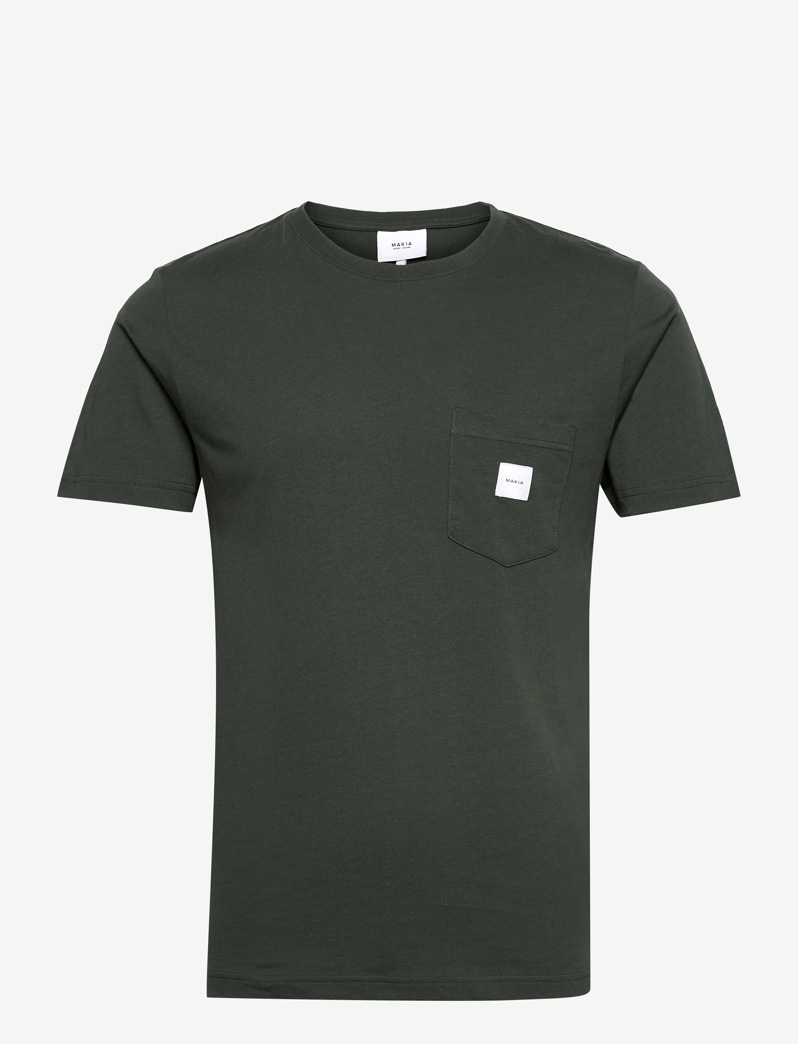SQUARE POCKET T-SHIRT - DARK GREEN