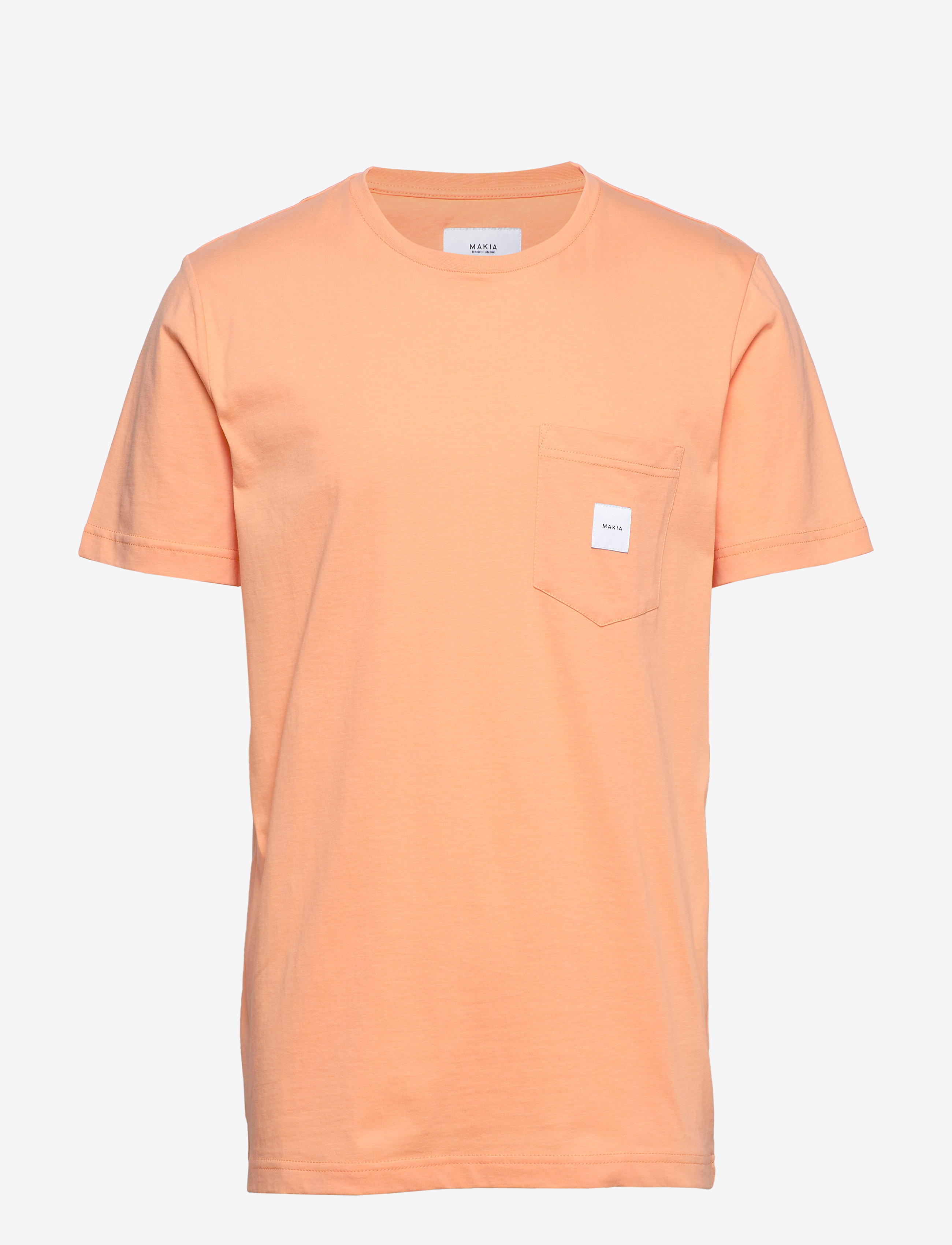 SQUARE POCKET T-SHIRT - PEACH
