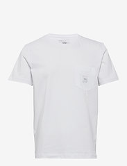 Square Pocket T-shirt - WHITE