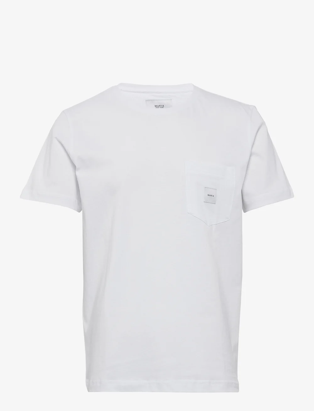Makia - Square Pocket T-Shirt - kortærmede t-shirts - white - 0