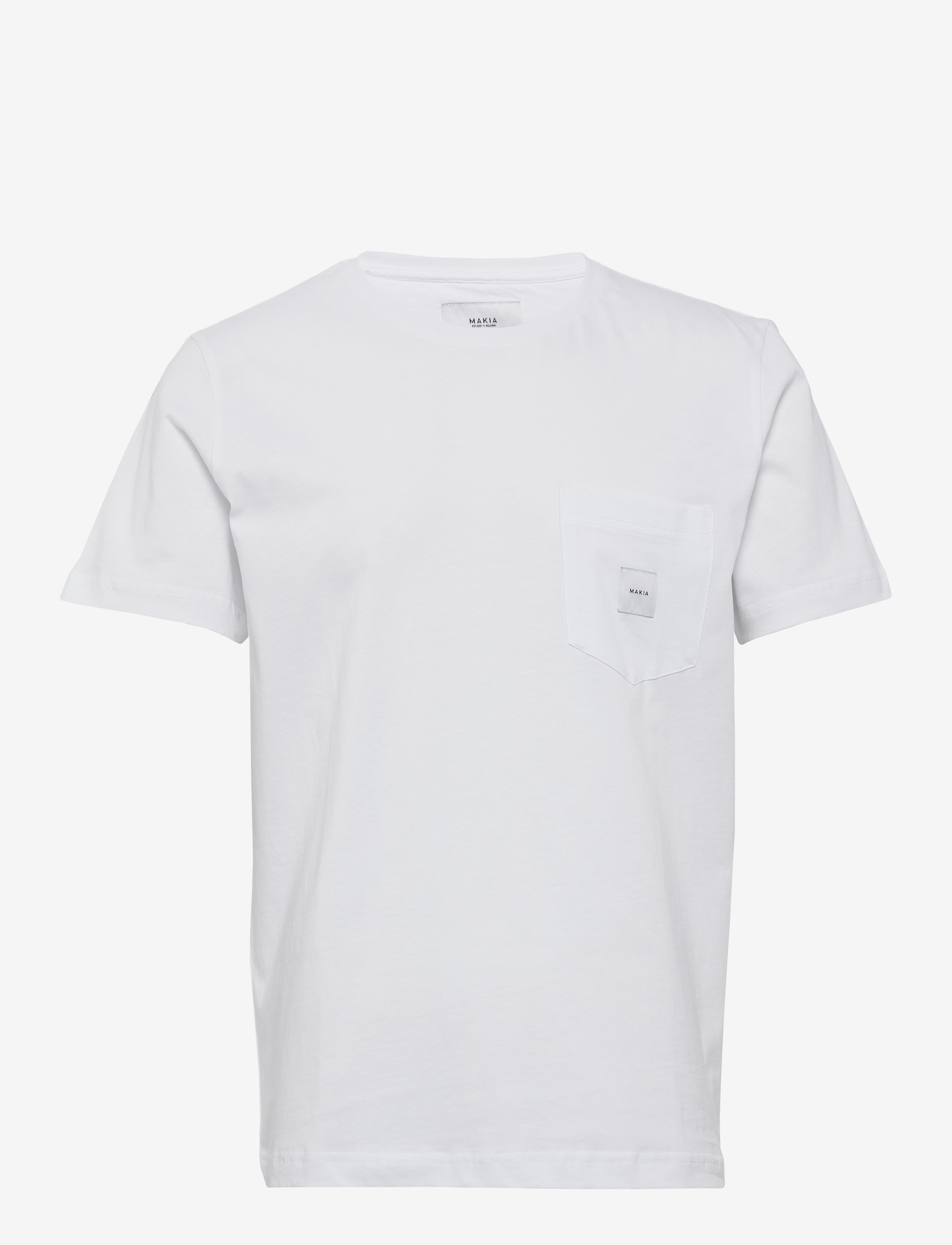 Makia Square Pocket T-Shirt - Clothing - WHITE / white
