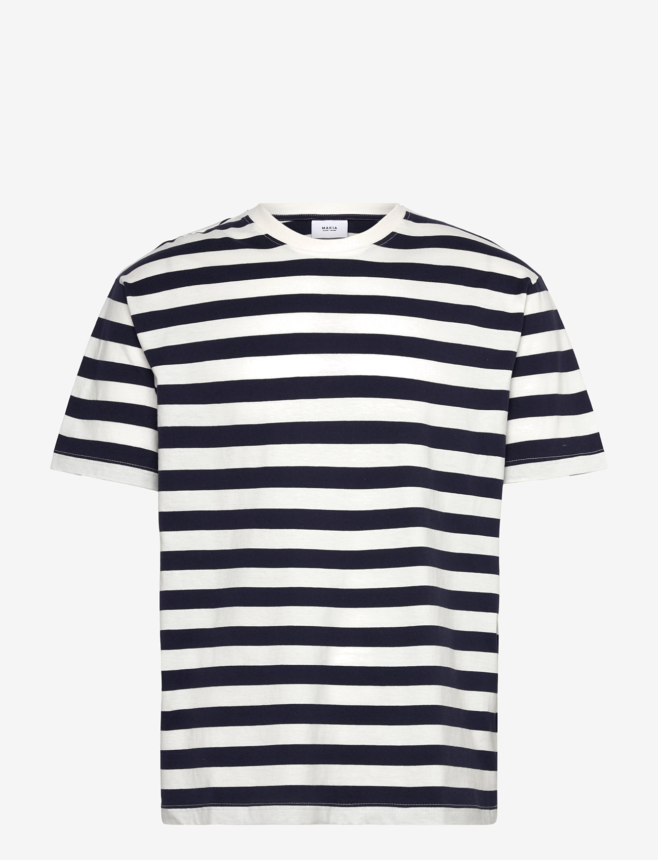 Makia - Adieu T-Shirt - navy-off white - 0