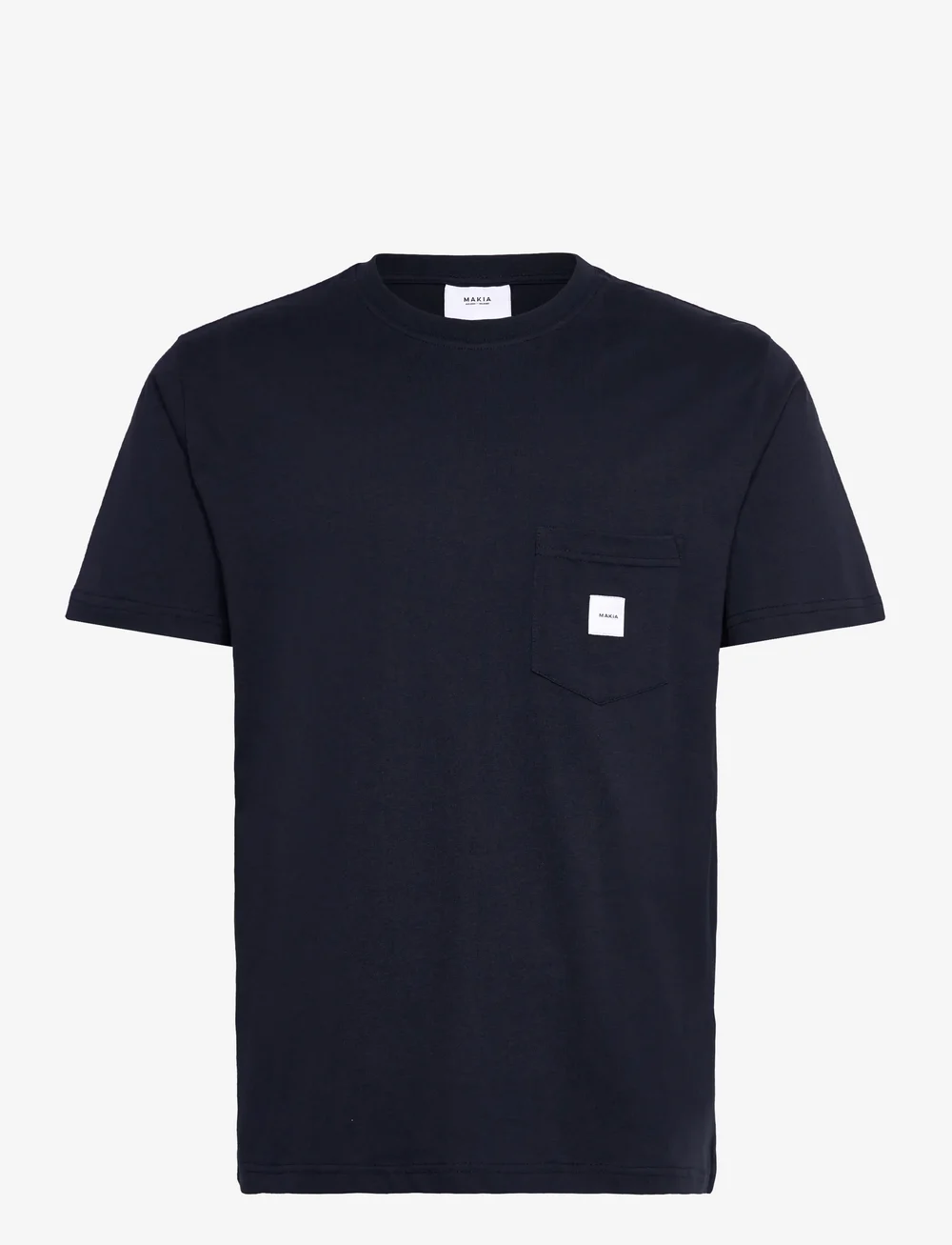 Makia - Square Pocket T-shirt - lühikeste varrukatega t-särgid - dark navy - 0