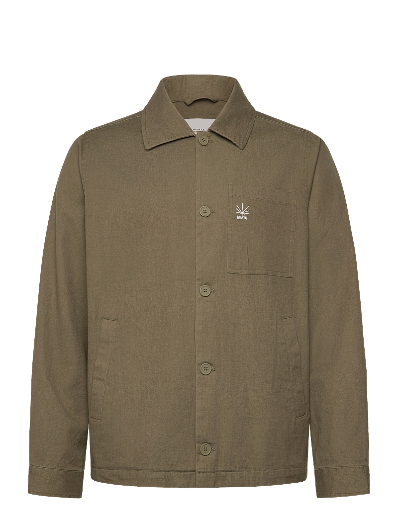 Makia - Sandvik Jacket - spring jackets - deep sage - 1