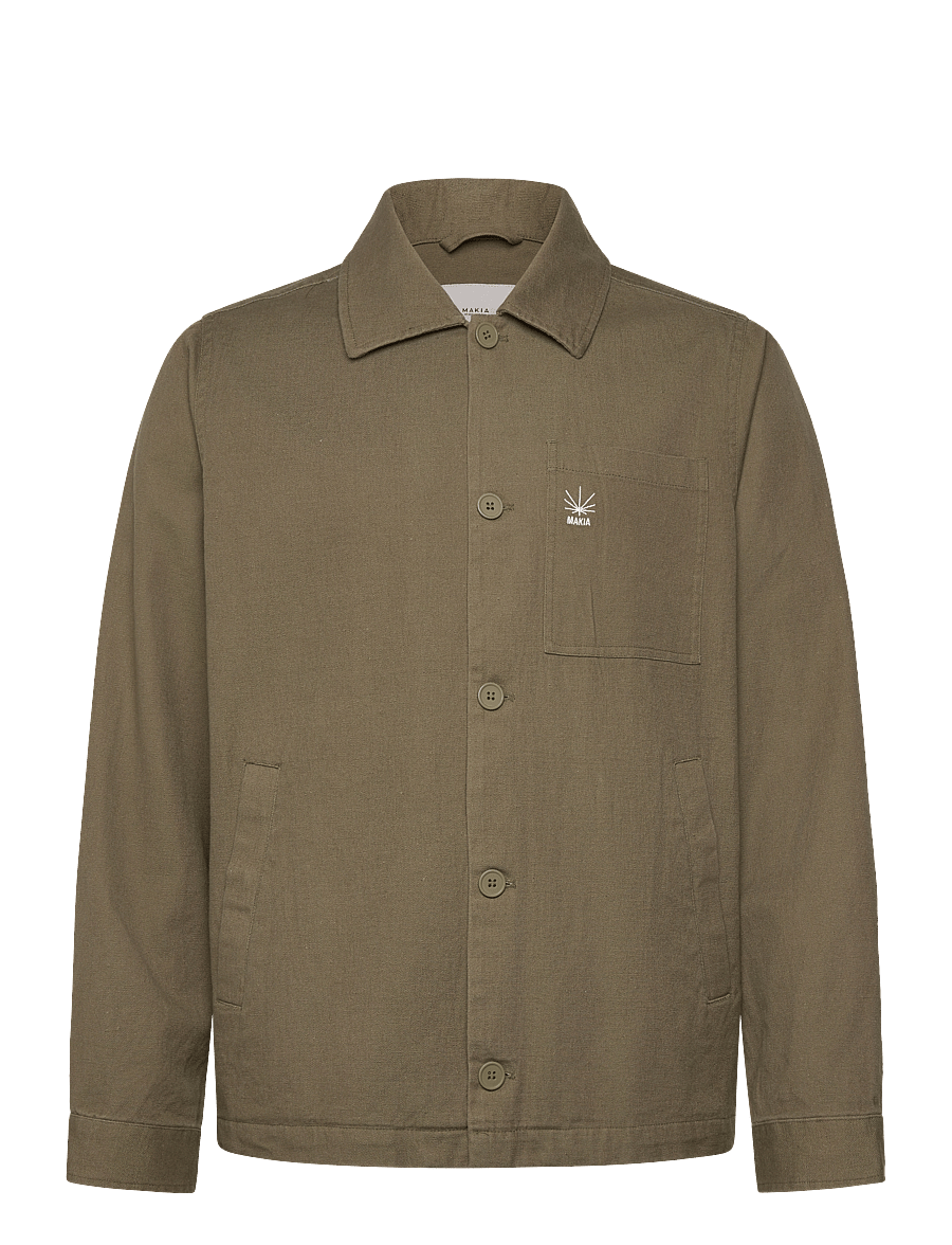 Makia - Sandvik Jacket - vårjackor - deep sage - 1