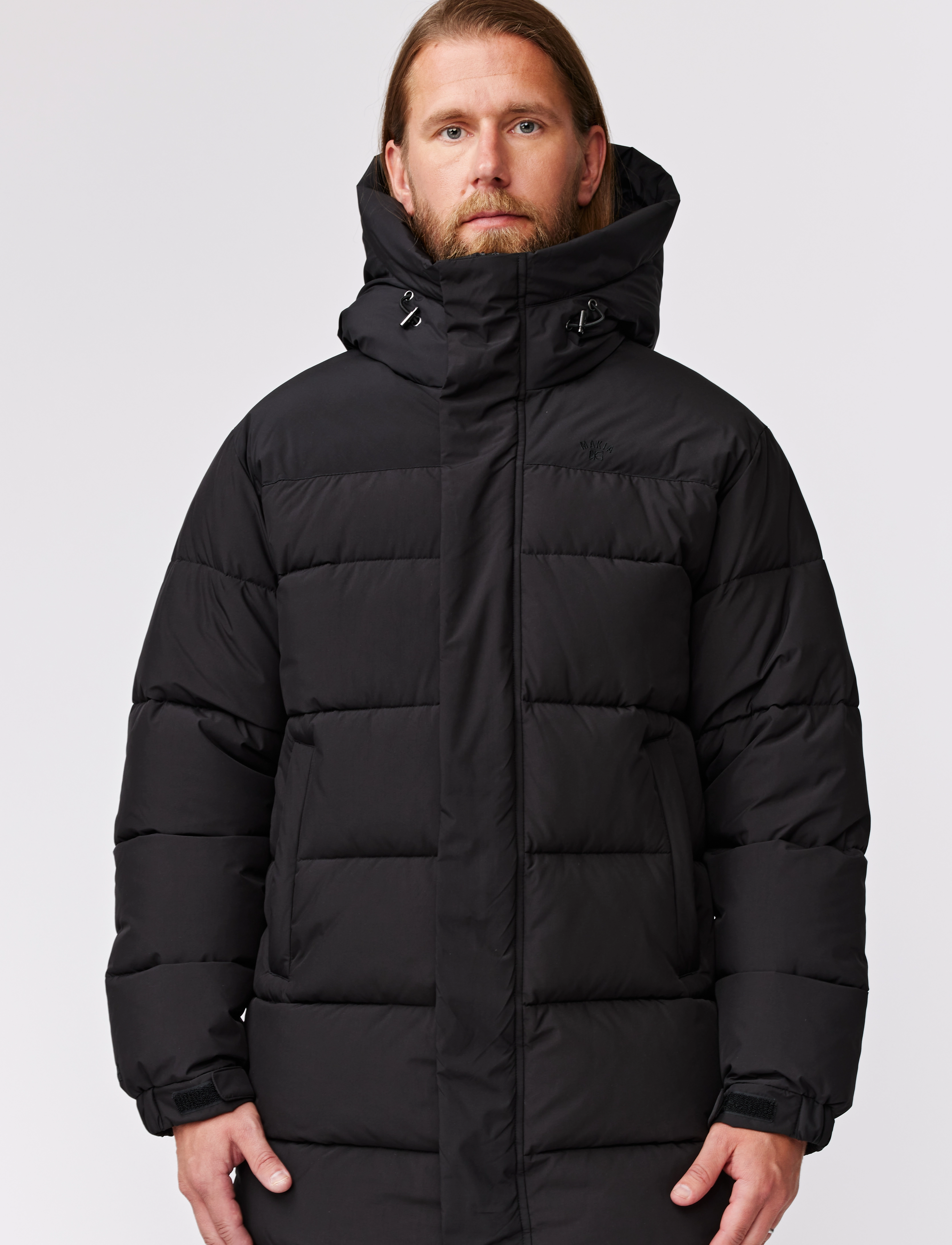 Makia Miles Jacket, XXL, Black, Jakker > Vatterede Jakker, Herre