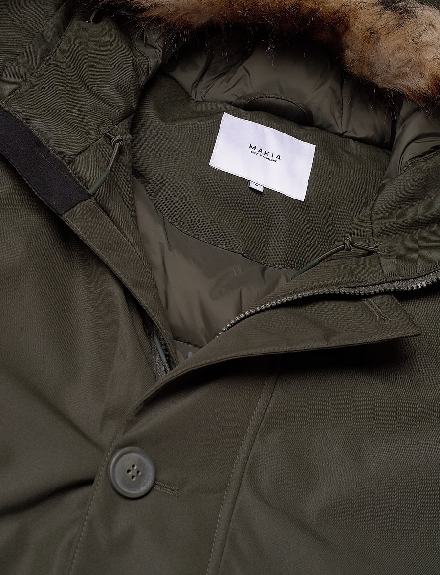 Makia - Helsinki Parka - parkas - dark green - 2