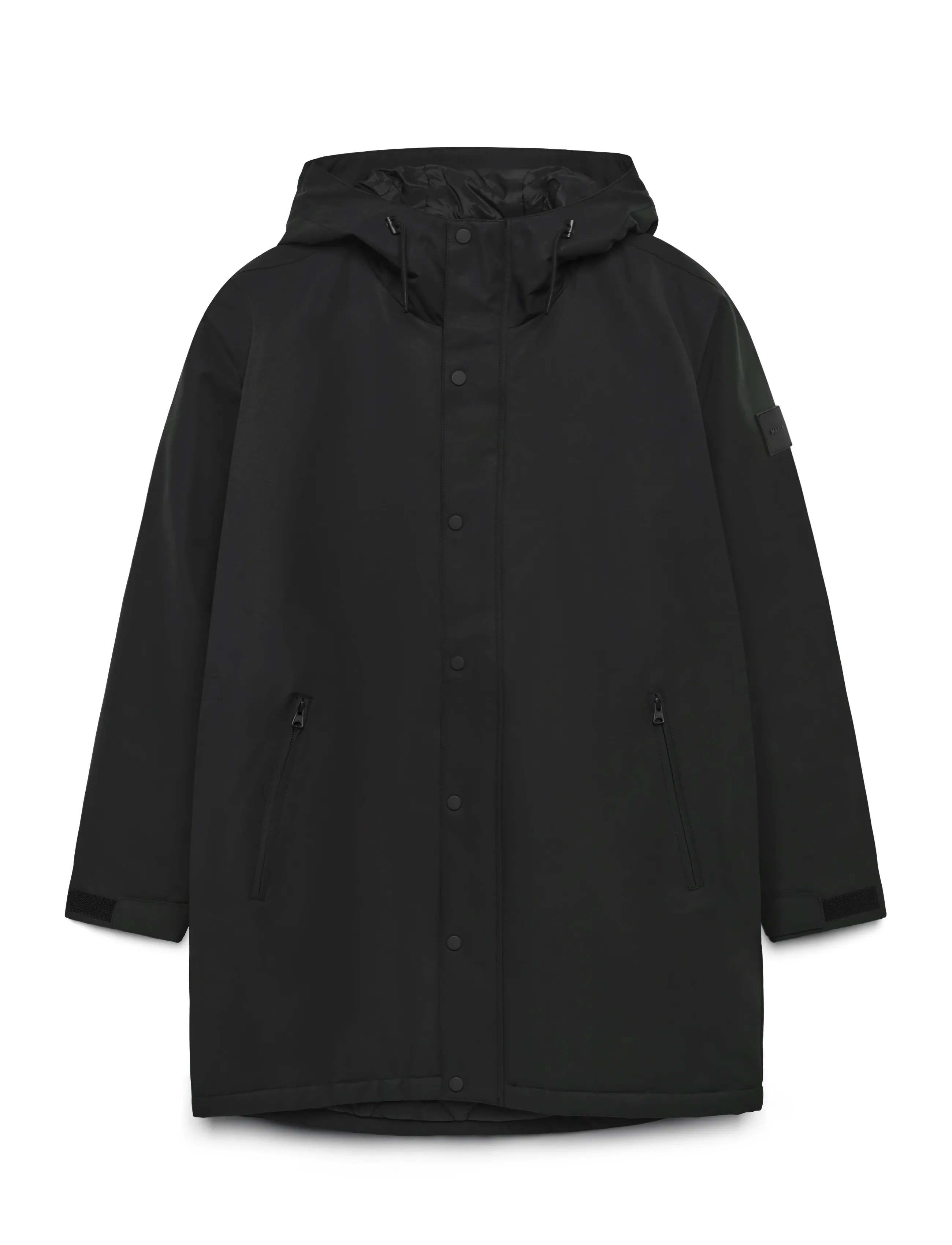 Makia Glacier Parka, XL, Jackets, Schwarz - Parkas, Männerswear