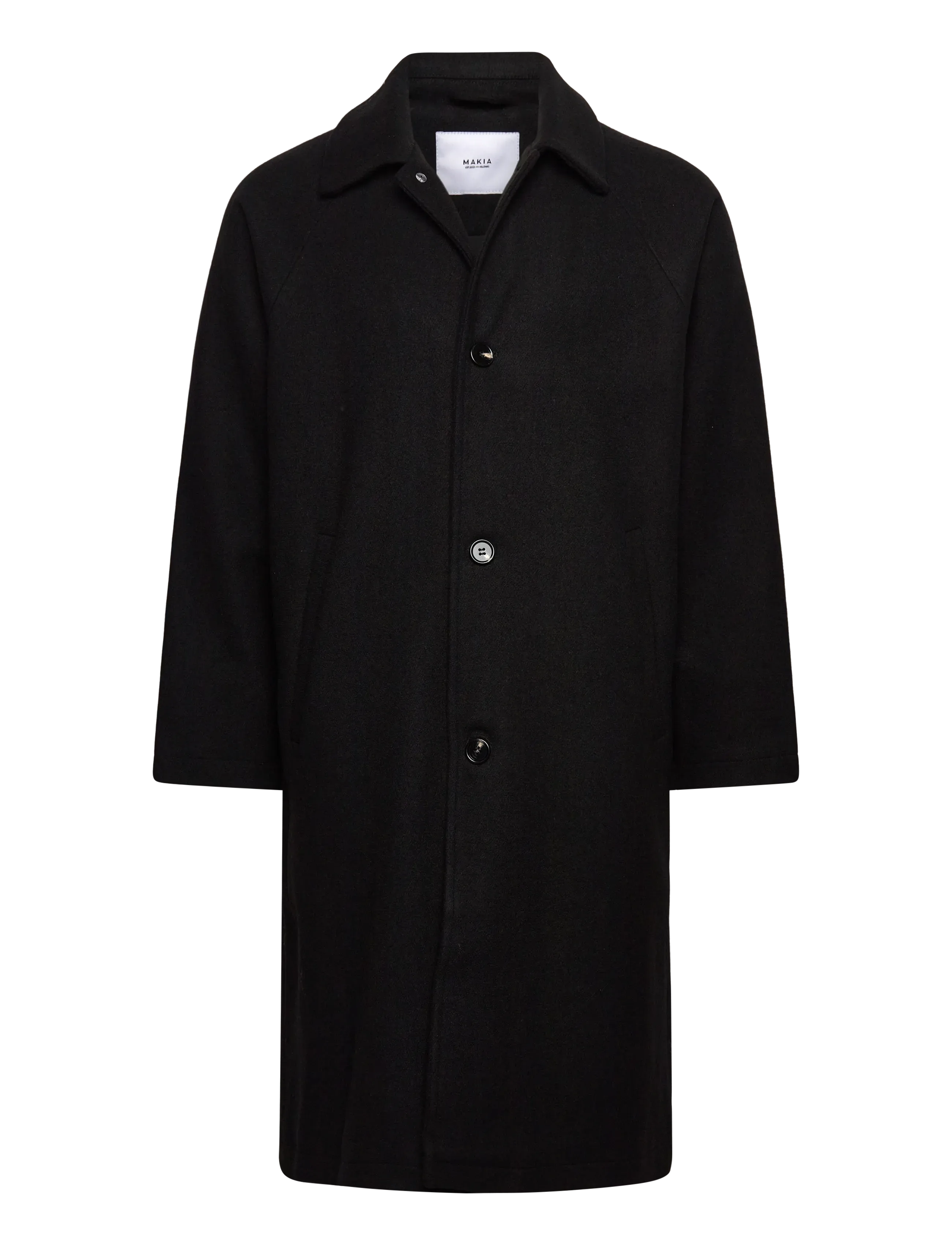 Makia Astoria Coat, M, Coats, Schwarz - Light Männerswear