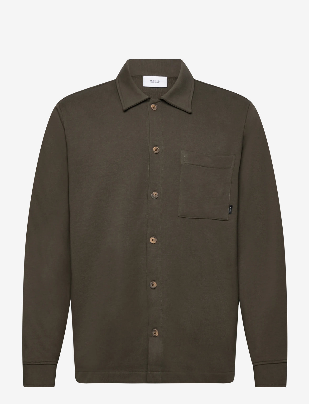 Makia - Process Overshirt - herbstliche kleidung - dusty olive - 0