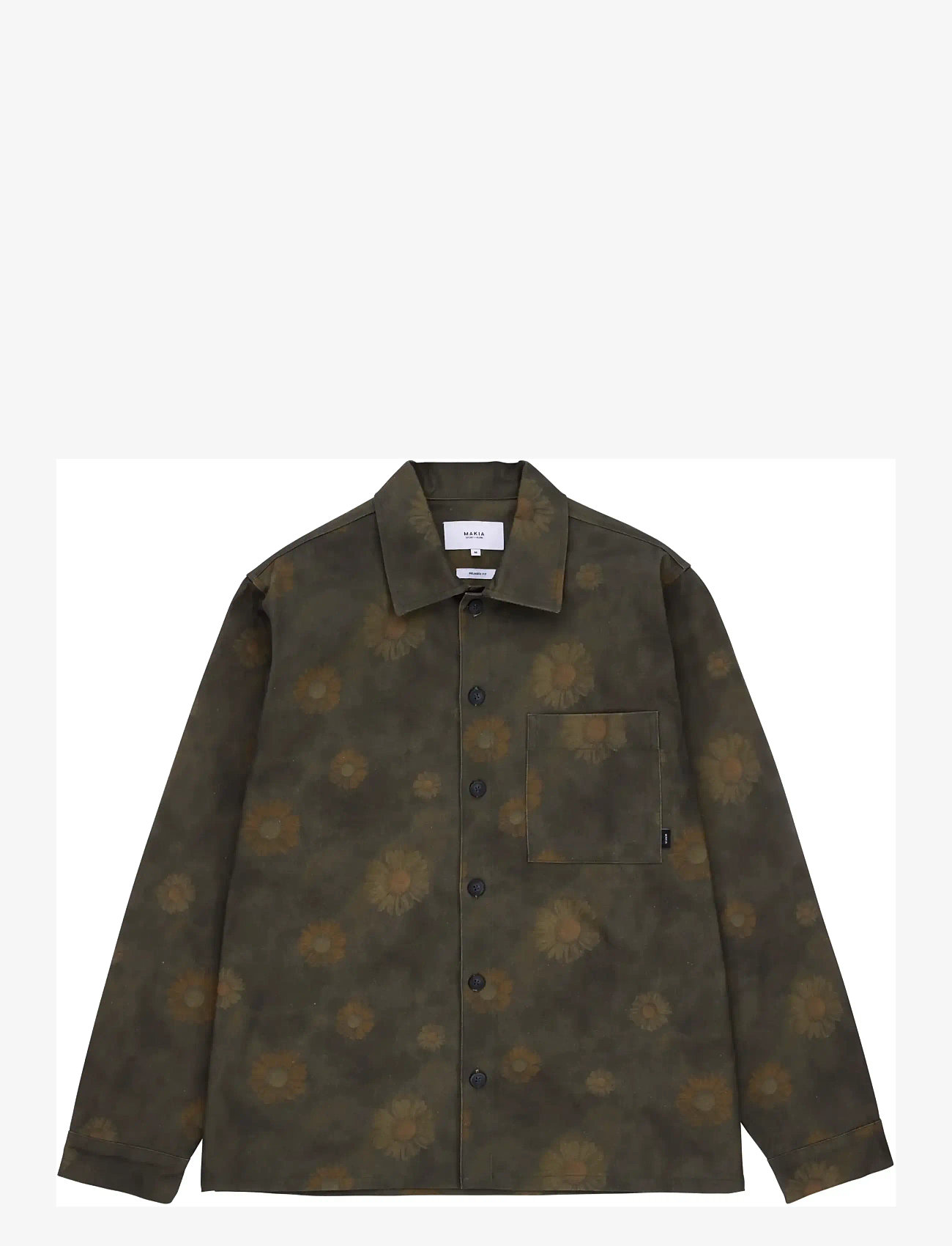 Makia - Fleurine Overshirt - frühlingsjacken - carbon black - 1