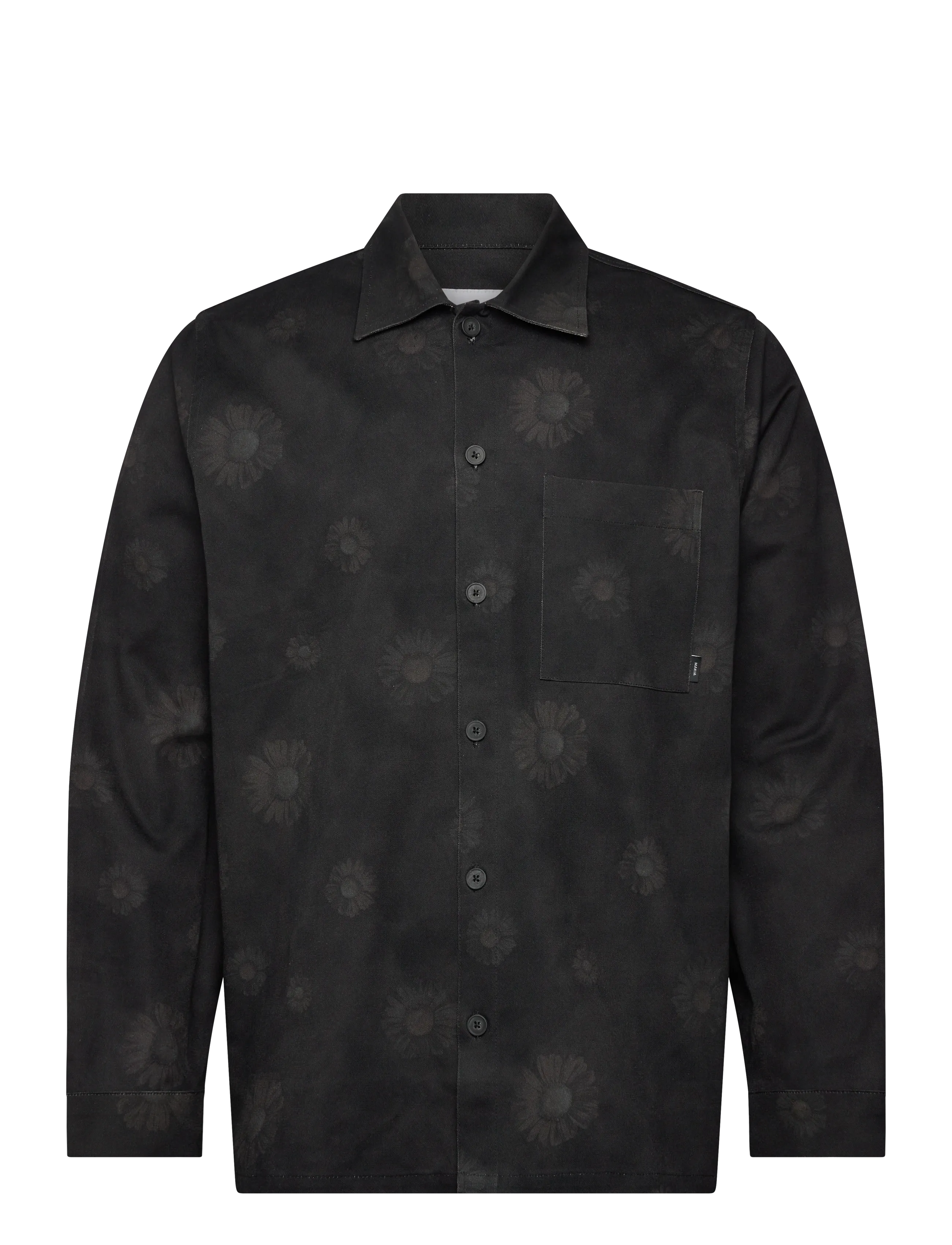 Makia Fleurine Overshirt - Joped - CARBON BLACK / khaki/green