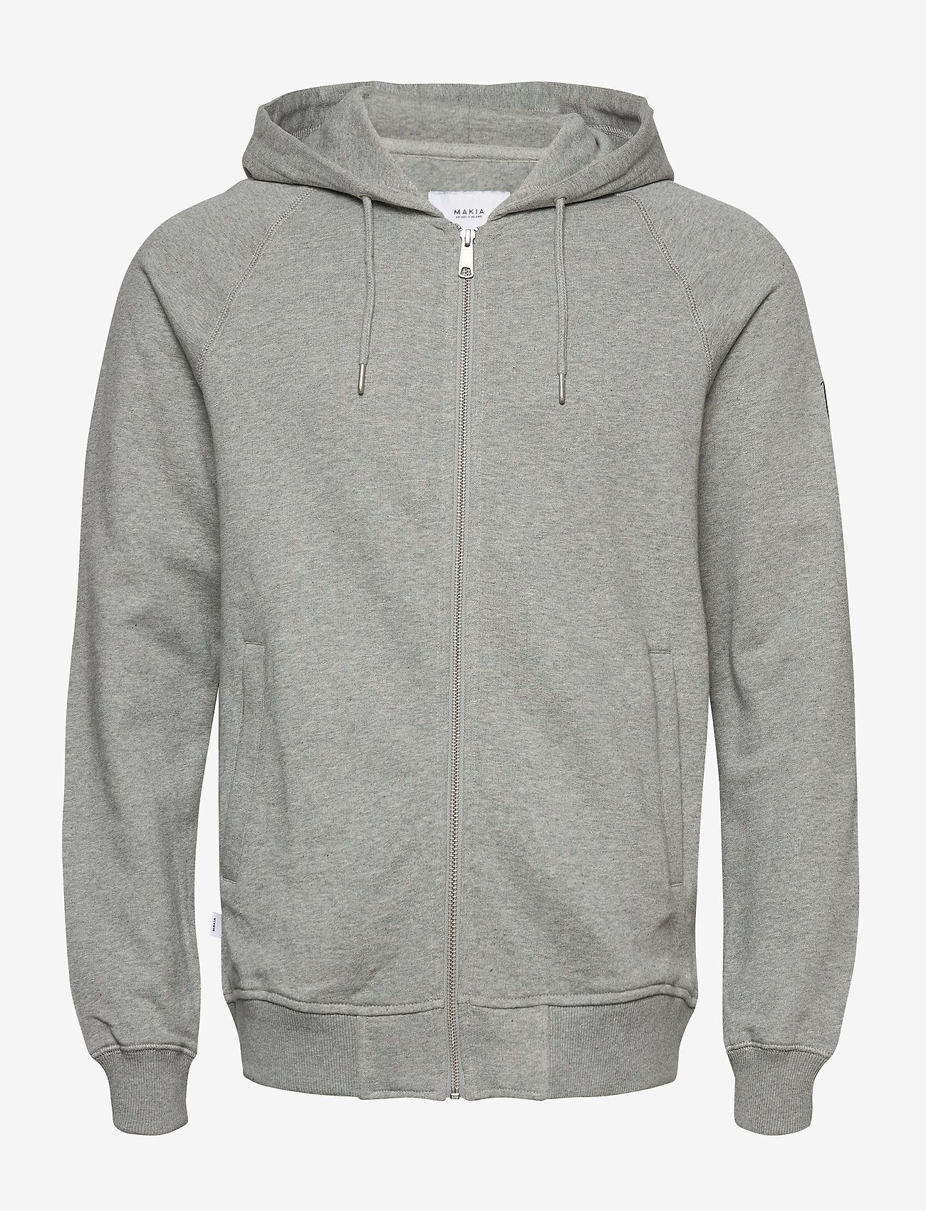 Makia - Branch Hooded Sweatshirt - grey - 0