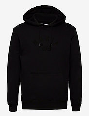 Brand Hooded Sweatshirt - BLACK