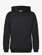 Folke Hooded Sweatshirt - BLACK