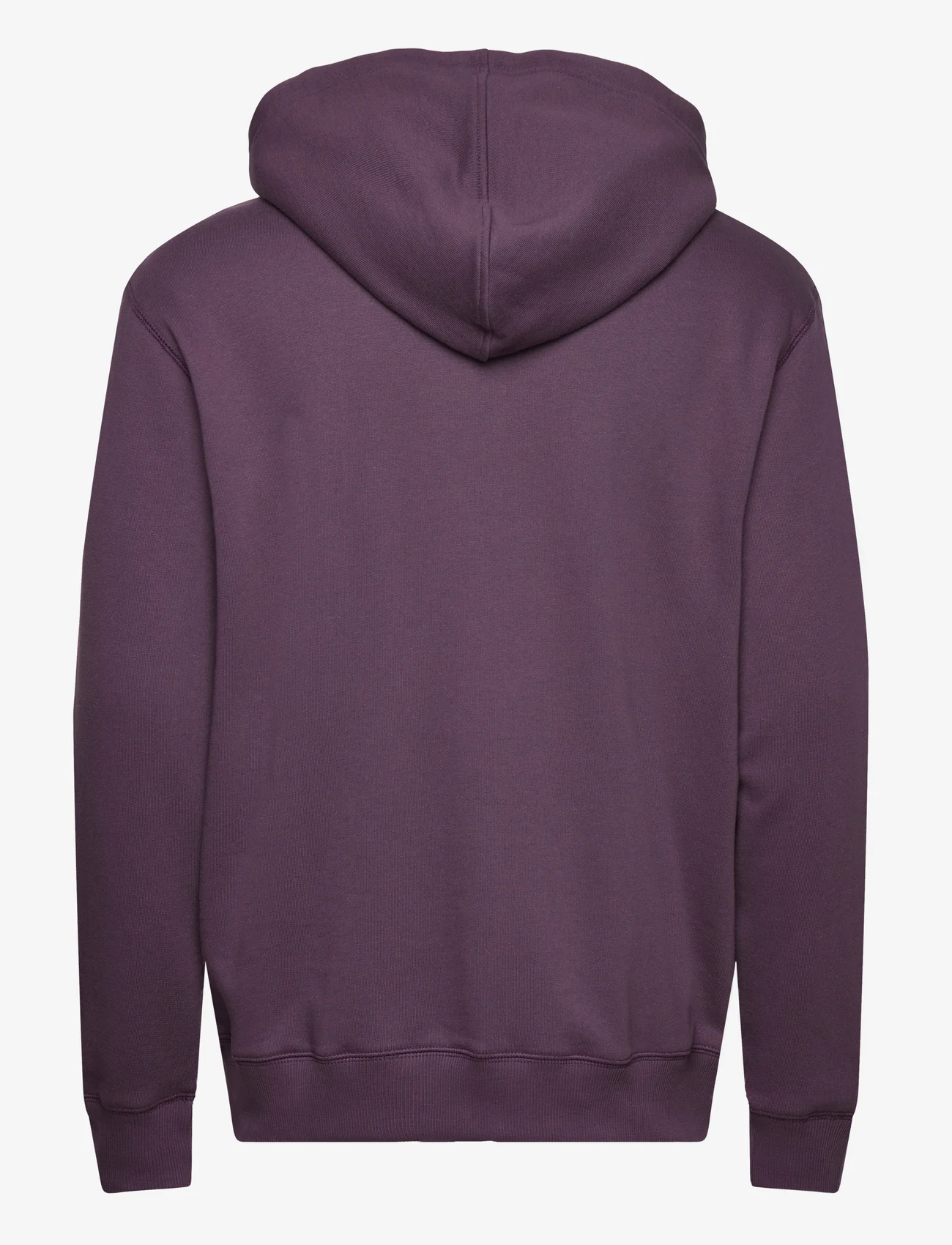 Makia - Julius Hooded Sweatshirt - sweatshirts - aubergine - 1