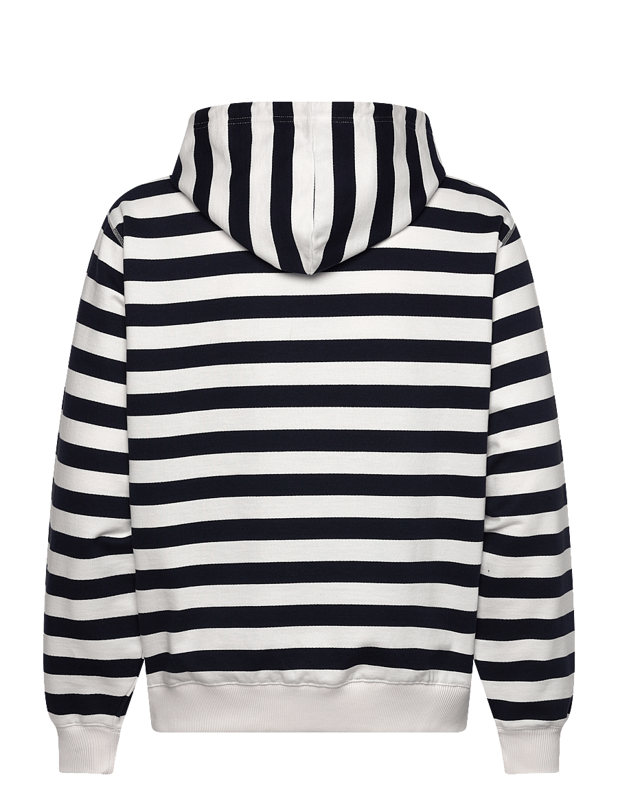 Makia - Starboard Hooded Sweatshirt - navy-off white - 2