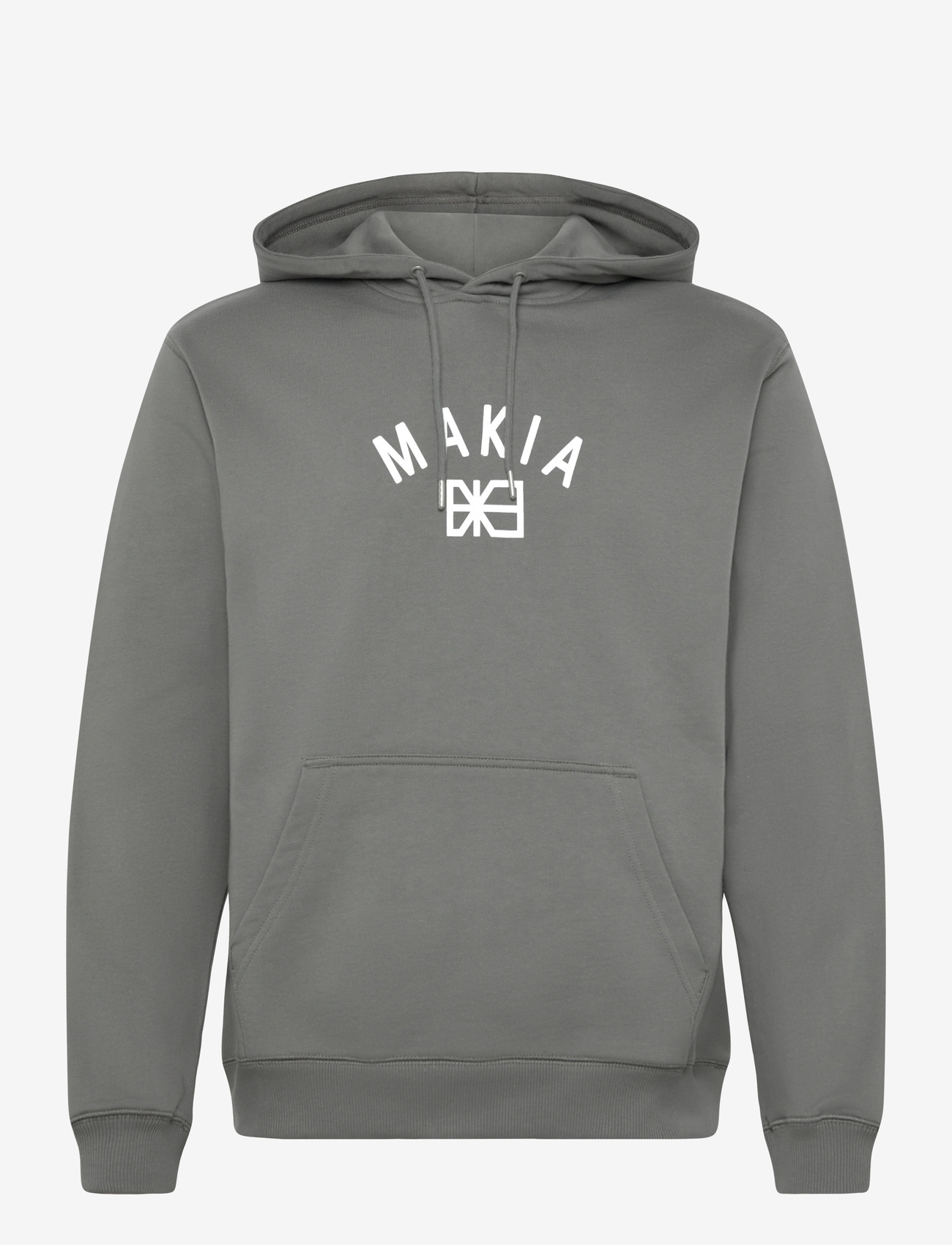 Makia - Port Hooded Sweatshirt - dressipluusid - thyme - 0